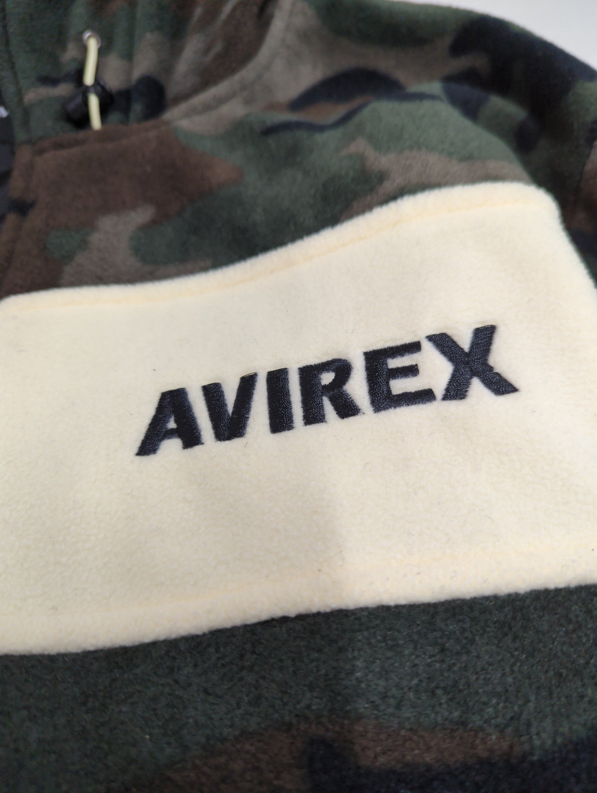 AVIREX / 2トーン ビッグ フリース パーカー / 2TONE BIG FLEECE PARKA