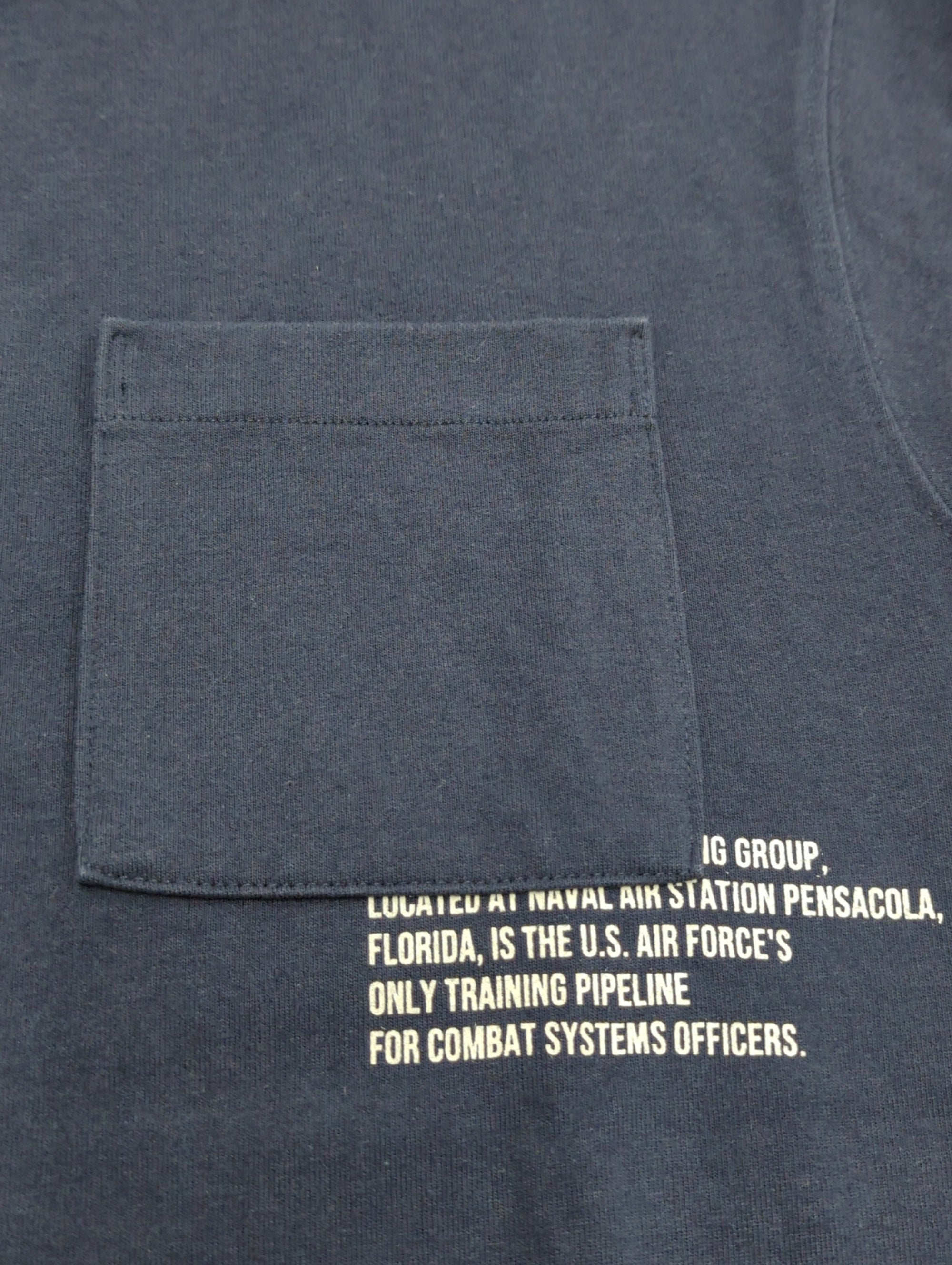 AVIREX / LOOSE FIT MIL. POCKET T-SHIRT