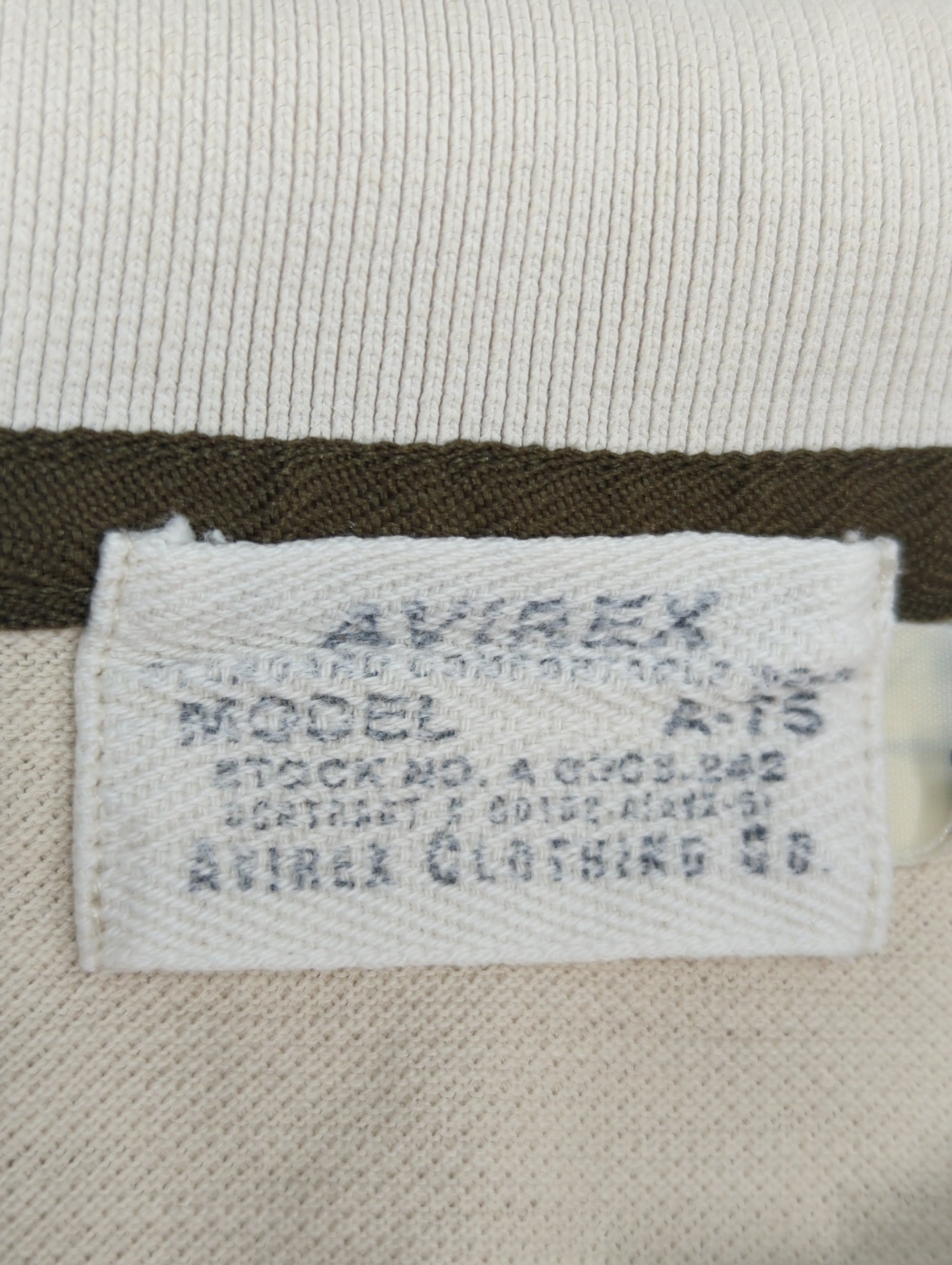 AVIREX / PIGMENT POLO "BULGE"