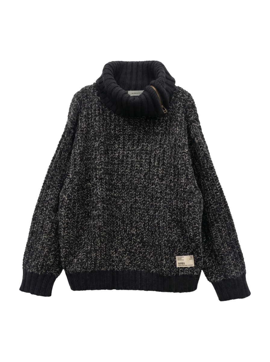 AVIREX / TURTLE MELANGE KNIT TOPS/ タートルメランジニットトップス