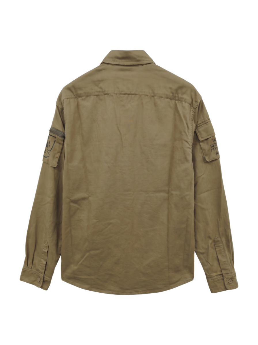 AVIREX / BASIC FATIGUE KHAKI L/S SHIRT/長袖 ファティーグ カーキ シャツ