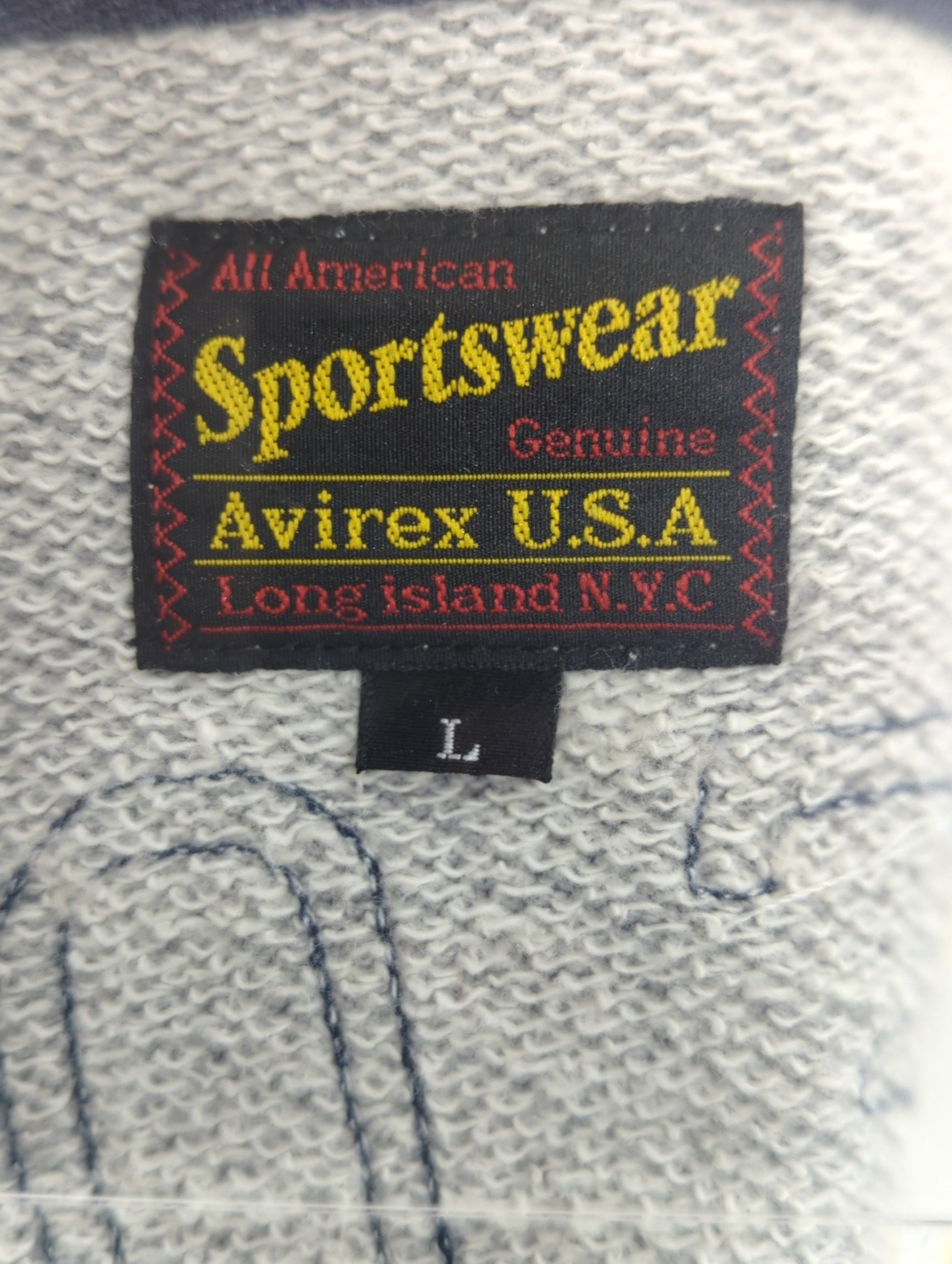 AVIREX / LINE RIB AWARD JACKET