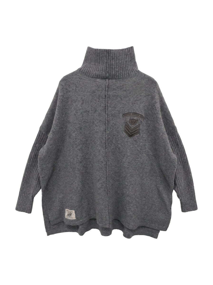 AVIREX / KNIT SOFT TURTLE WITH EMBLEM/ ニットソフトタートル ウィズエンブレム