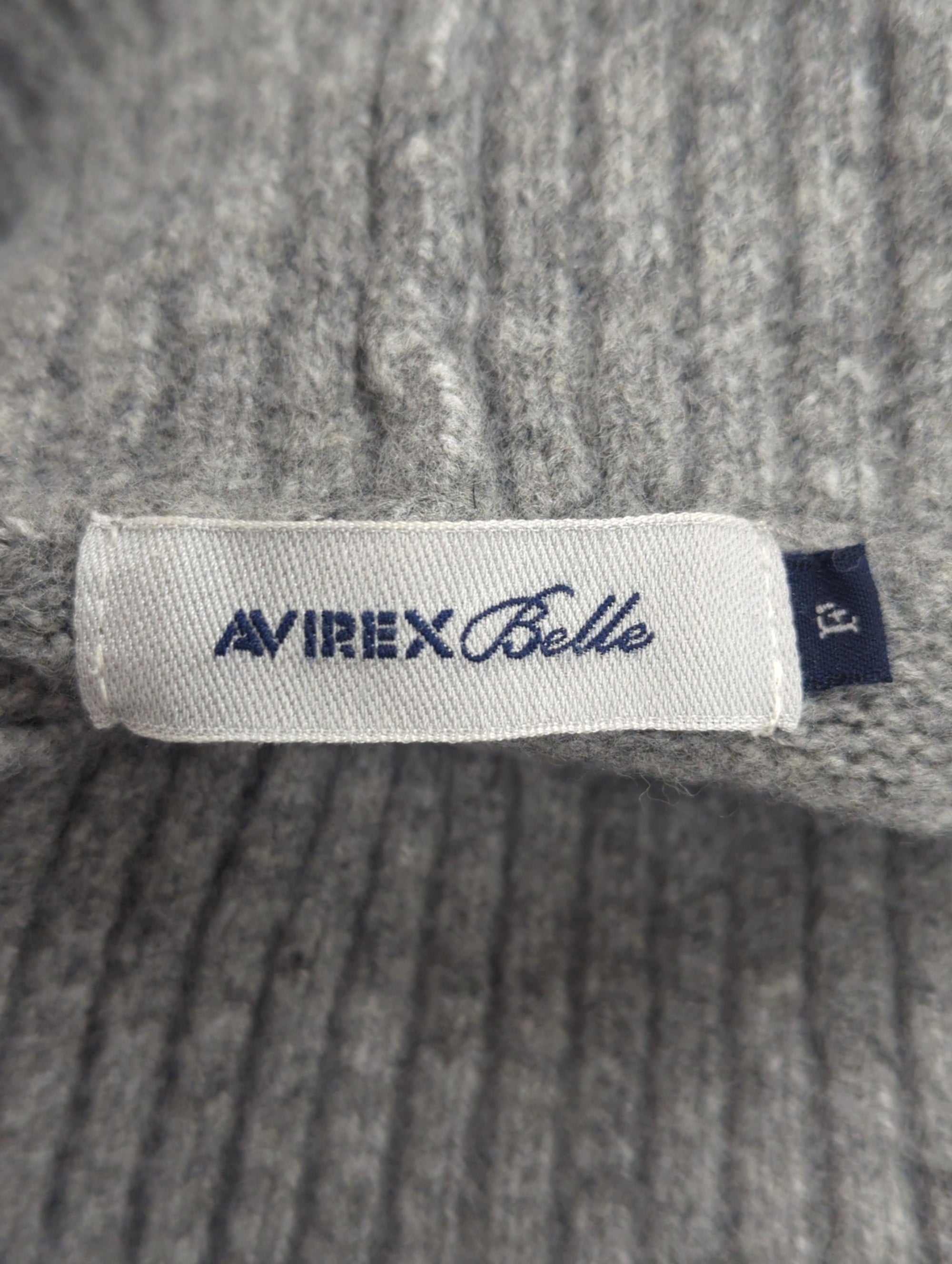AVIREX / KNIT SOFT TURTLE WITH EMBLEM/ ニットソフトタートル ウィズエンブレム