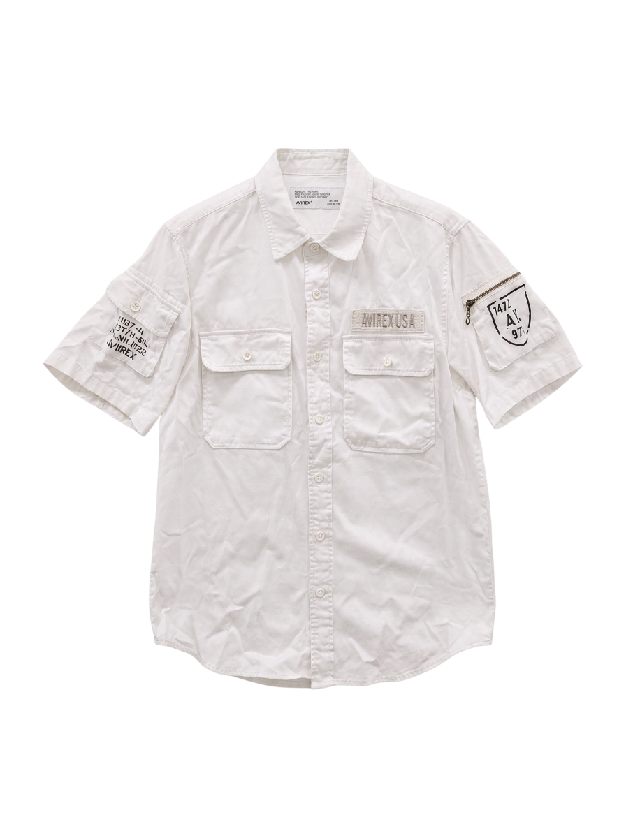 AVIREX / BASIC FATIGUE SHORT SLEEVE SHIRT / ベーシック ファティーグ 半袖シャツ / AVIREX / アヴィレッ