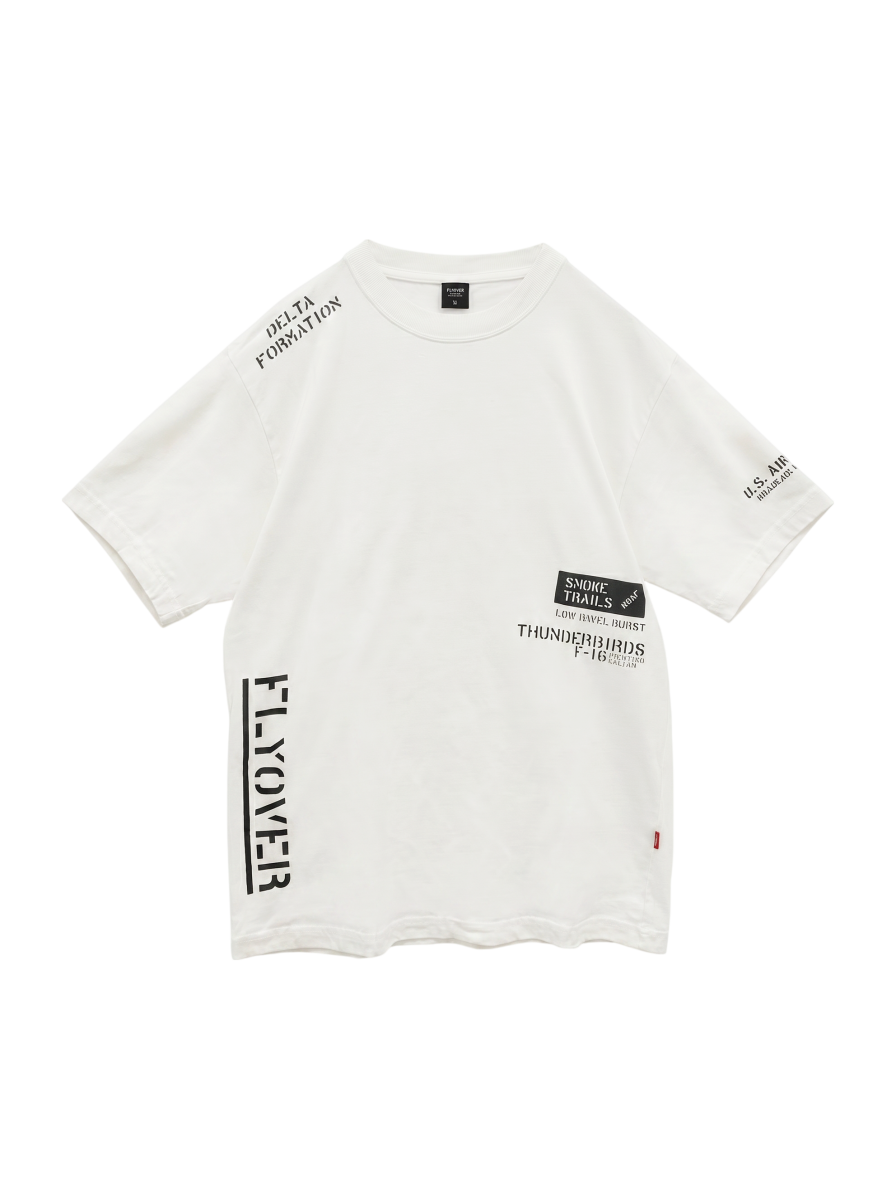AVIREX / FLYOVER SHORT SLEEVE T-SHIRT / フライオーバー 半袖 Tシャツ
