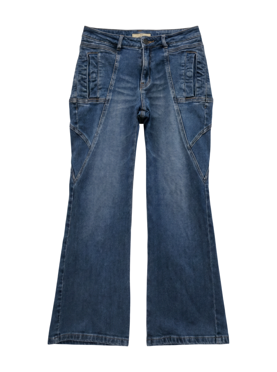AVIREX / SH L-STRETCH DENIM FLARE PT