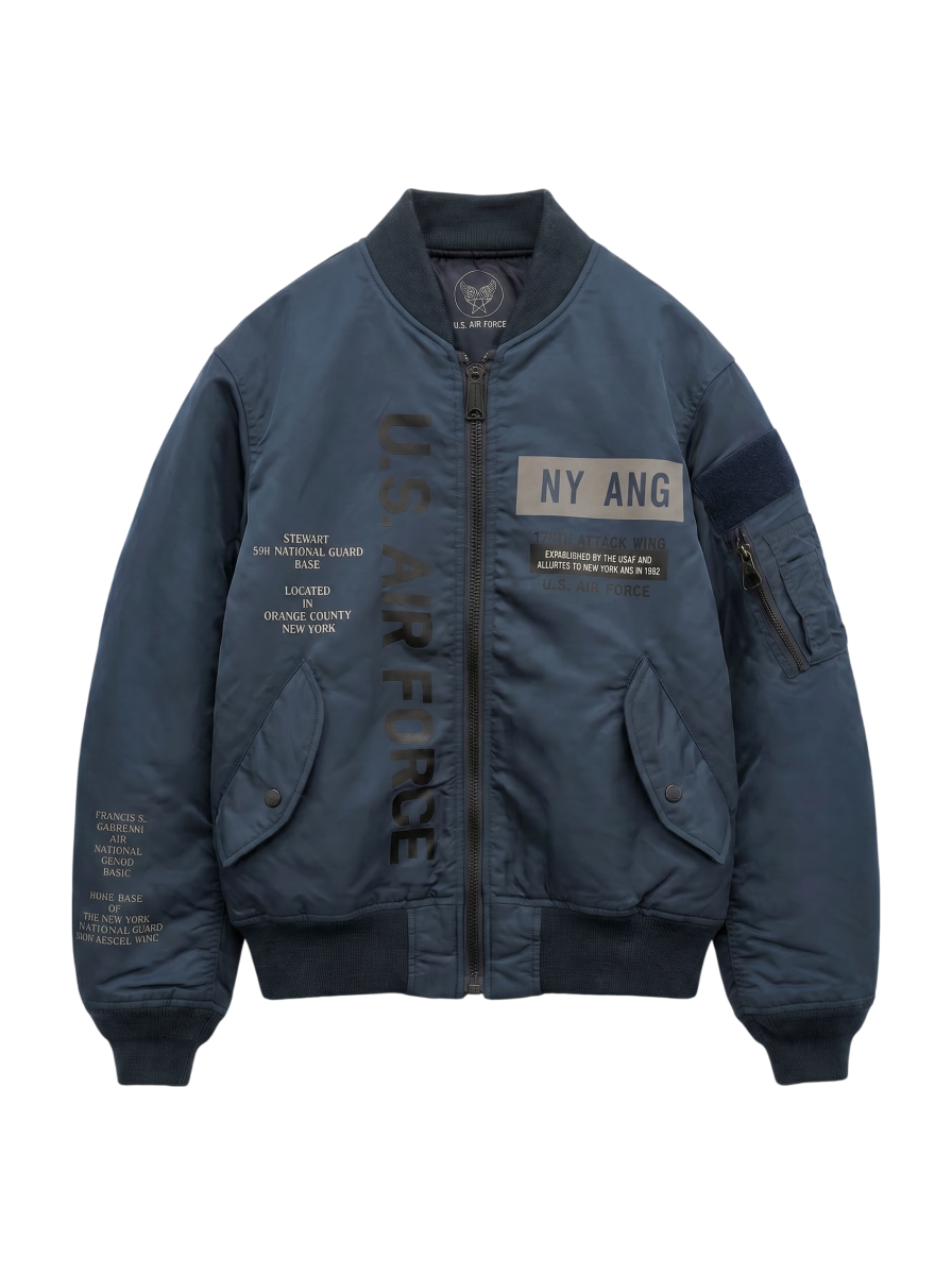 AVIREX / 《COLLECTION》REFLECT STENCIL MA-1 FLIGHT JACKET