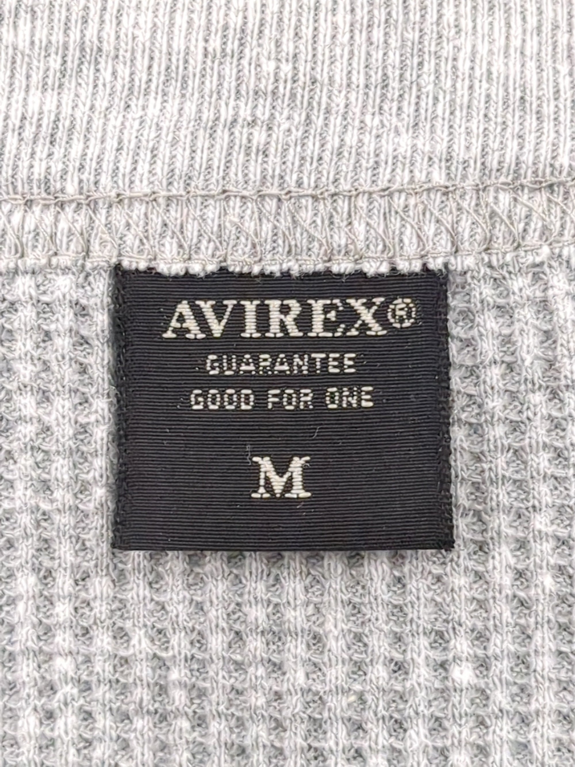 AVIREX / L/S WAFFLE T-SHIRT N.Y A.N.G