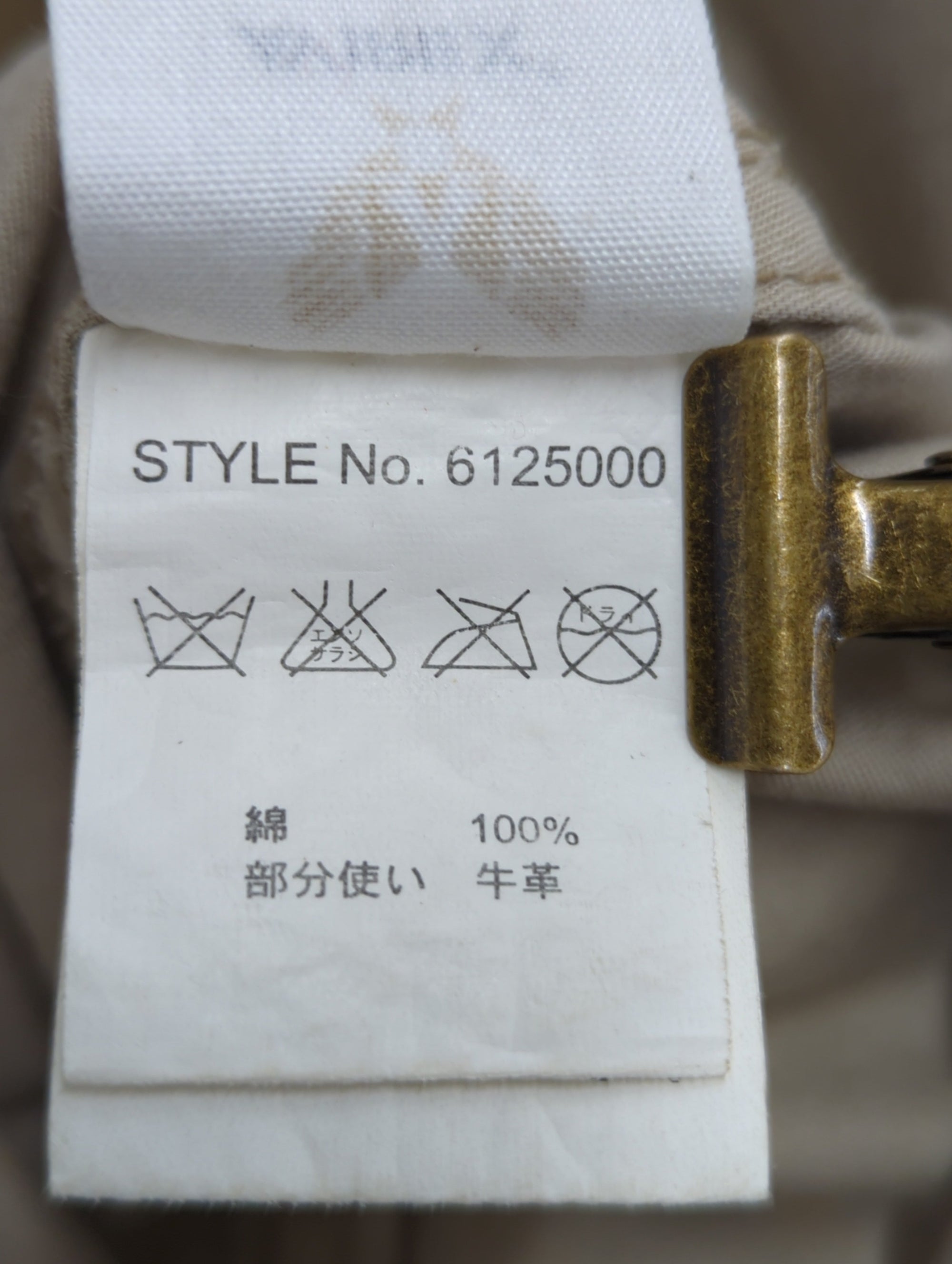 AVIREX / LEATHER PATCH SHIRT