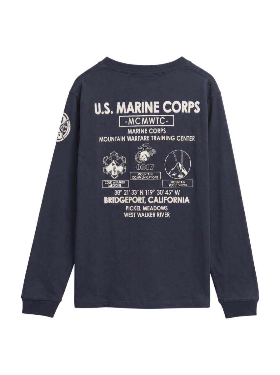 AVIREX / クルーネック T-シャツ U.S.M.C/CREW NECK T-SHIRT【Avirex Military Camp】