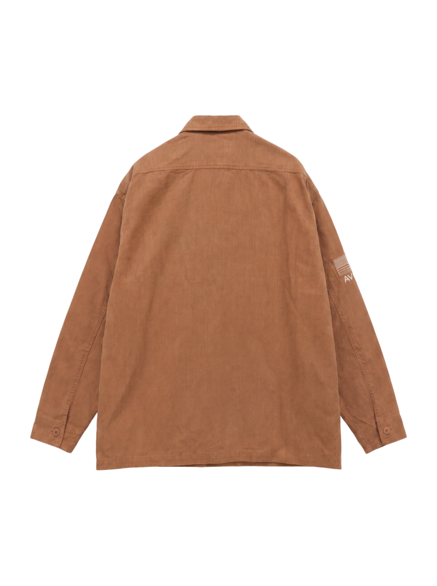 AVIREX / 《WEB&DEPOT限定》PIGMENT DYED FATIGUE SHIRT / ピグメント ダイ ファティーグ シャツ