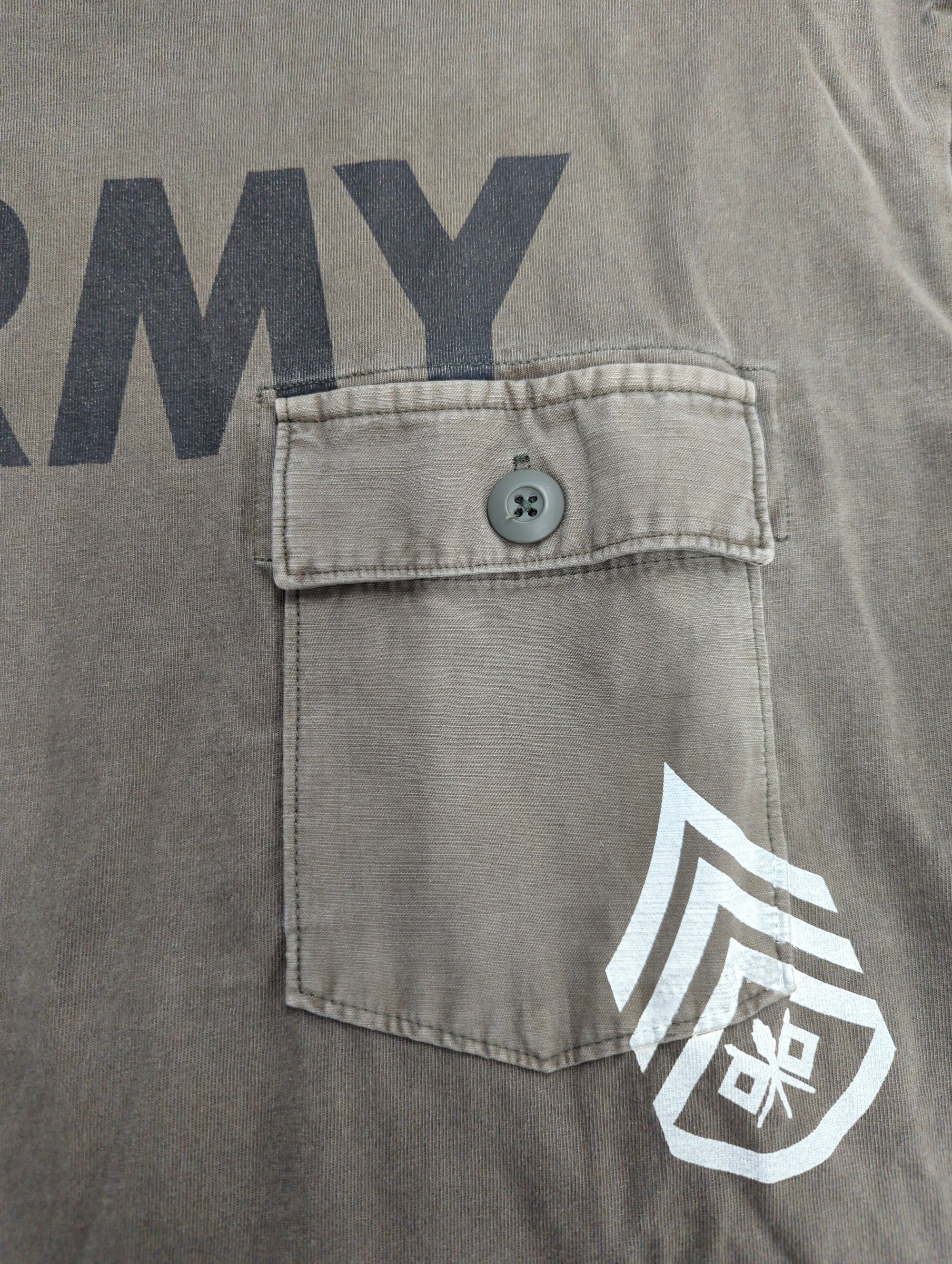AVIREX / コンビネーション アーミーTシャツ/COMBINATION ARMY L/S T-SHIRT