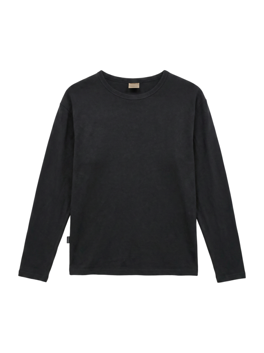 AVIREX / 《DAILY/デイリー》RIB L/S CREW NECK T-SHIRT/リブ 長袖 クルーネック Tシャツ デイリーウェア