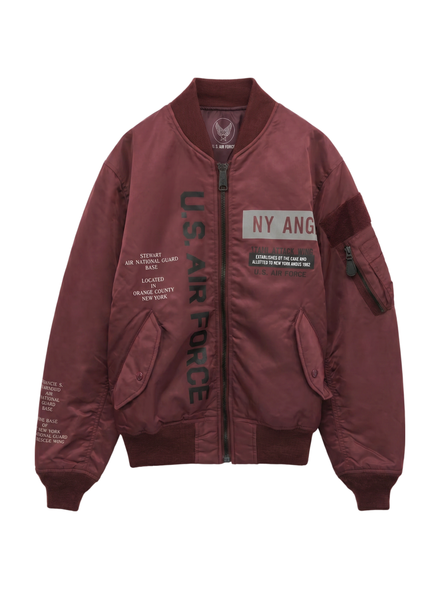 AVIREX / 《COLLECTION》REFLECT STENCIL MA-1 FLIGHT JACKET