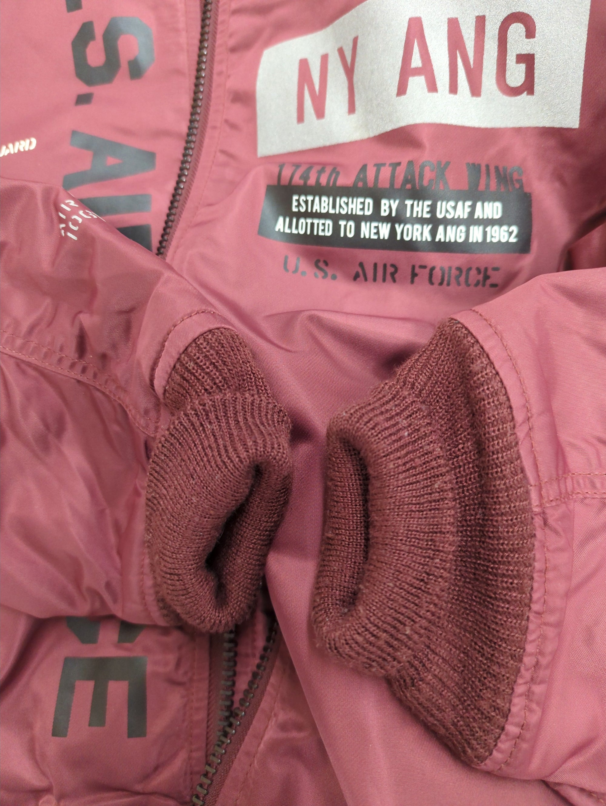 AVIREX / 《COLLECTION》REFLECT STENCIL MA-1 FLIGHT JACKET