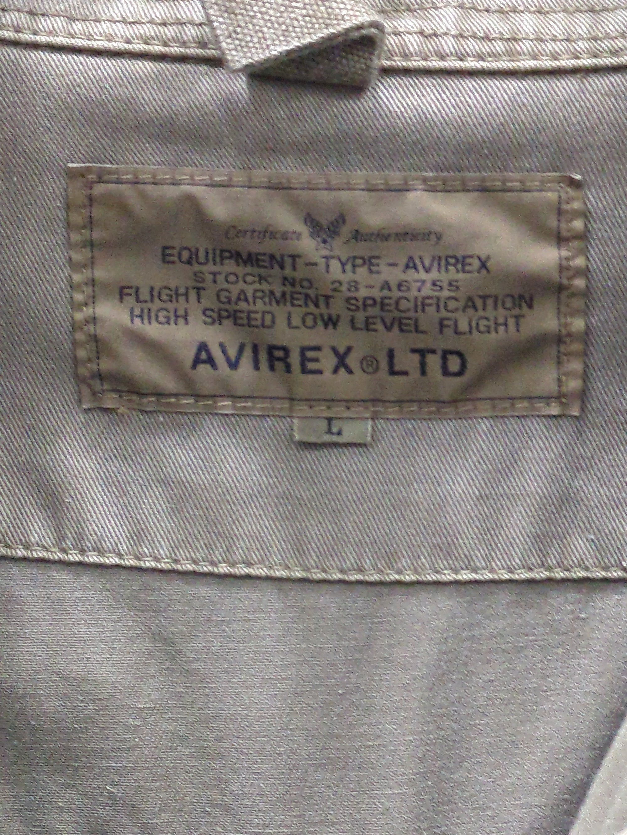 AVIREX / MATERIAL COMBI ARMY JACKET