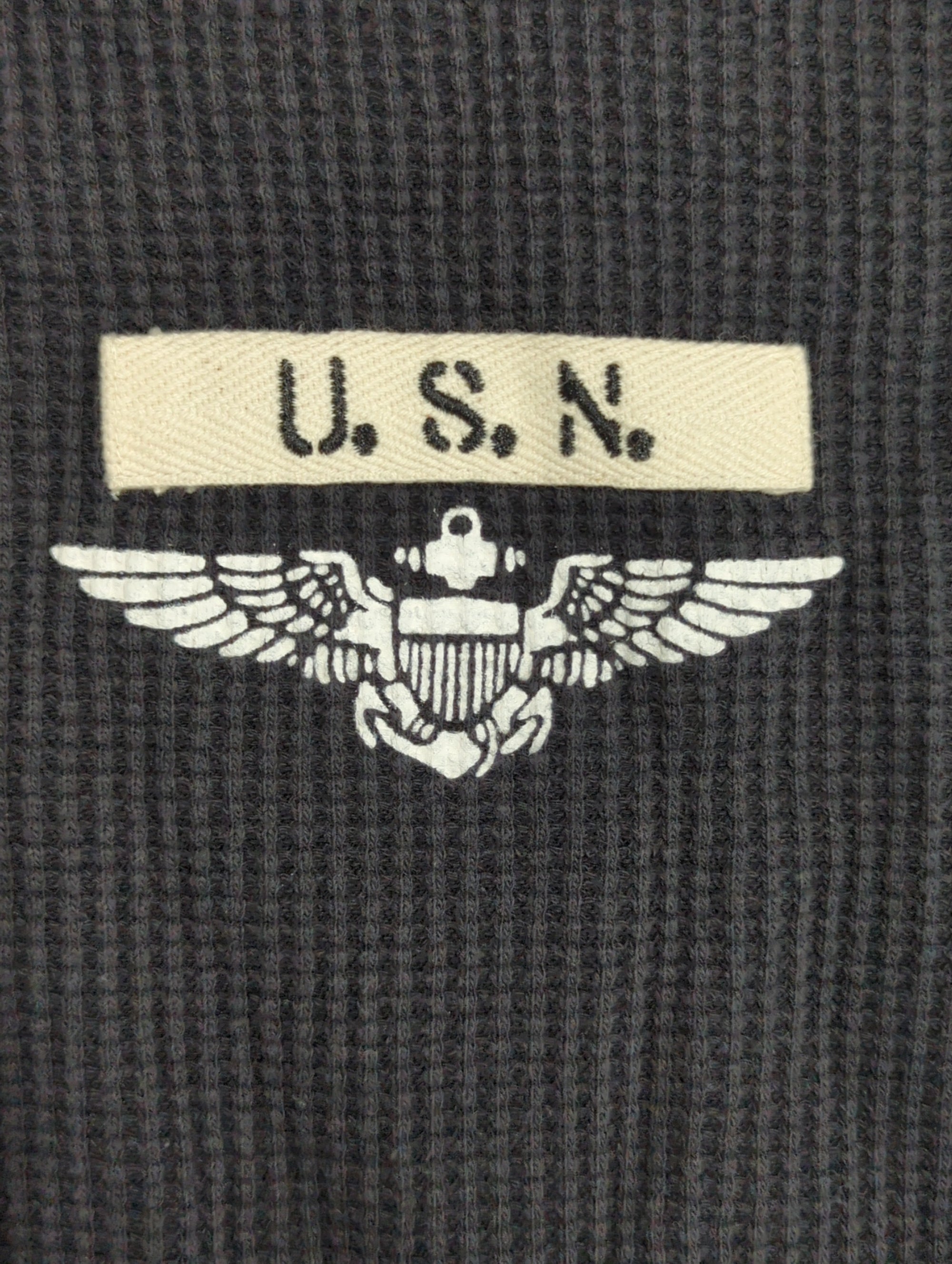 AVIREX / USN ビッグワッフル Tシャツ/USN BIG WAFFLE T-SHIRT