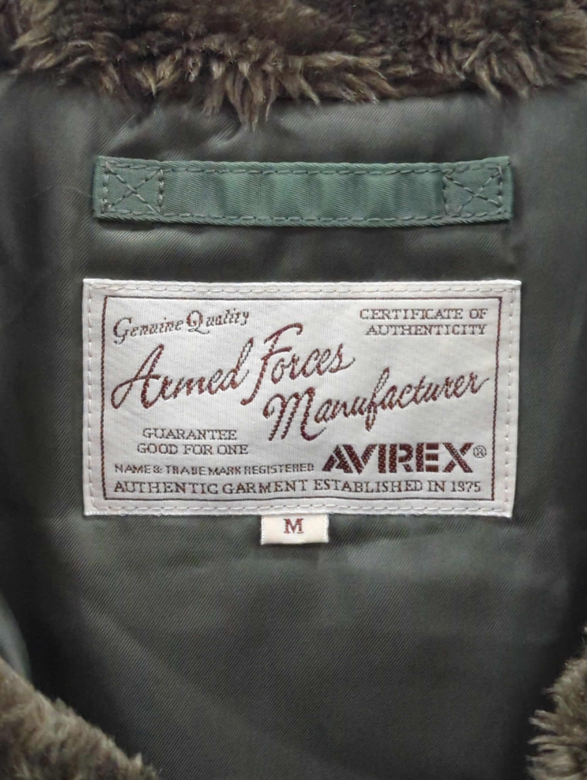 AVIREX / N-3B コマーシャル(リアルファー)/ N-3B COMMERCIAL(REAL FUR)