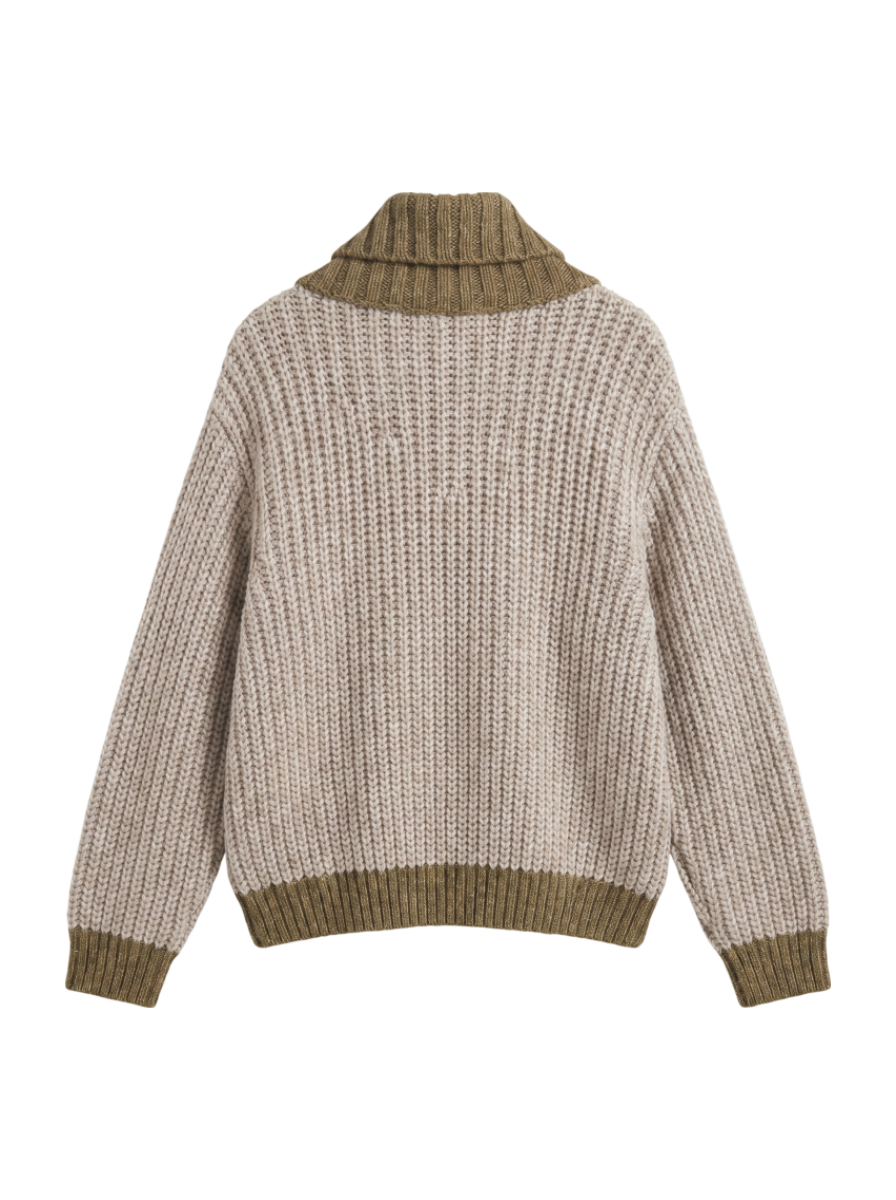 AVIREX / TURTLE MELANGE KNIT TOPS/ タートルメランジニットトップス