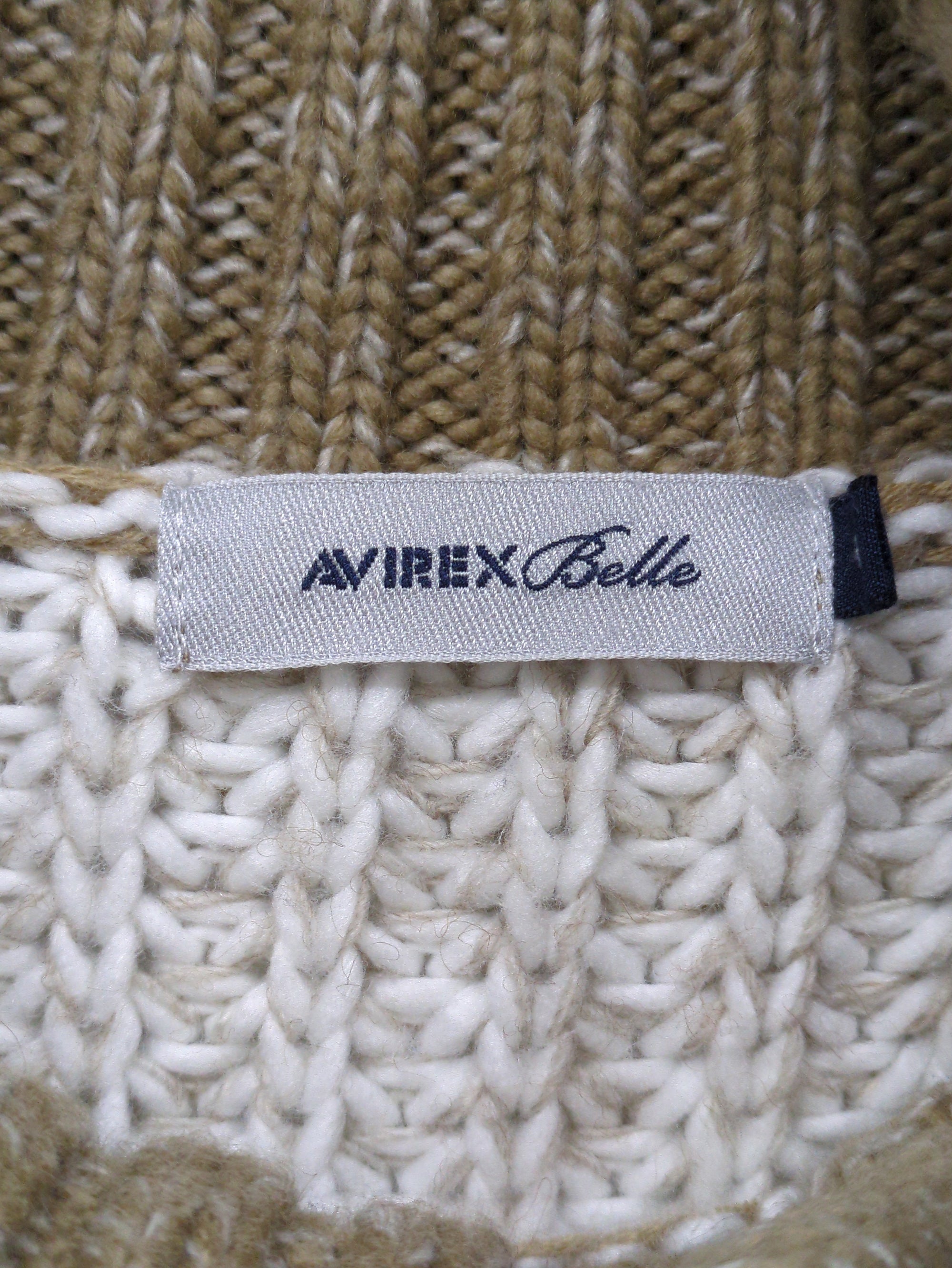 AVIREX / TURTLE MELANGE KNIT TOPS/ タートルメランジニットトップス