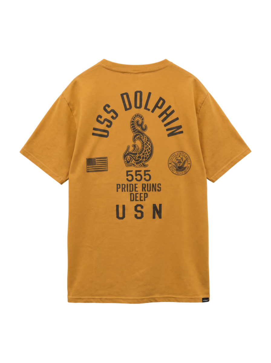 AVIREX / USSドルフィン Tシャツ/T/C T-SHIRT USS DOLPHIN