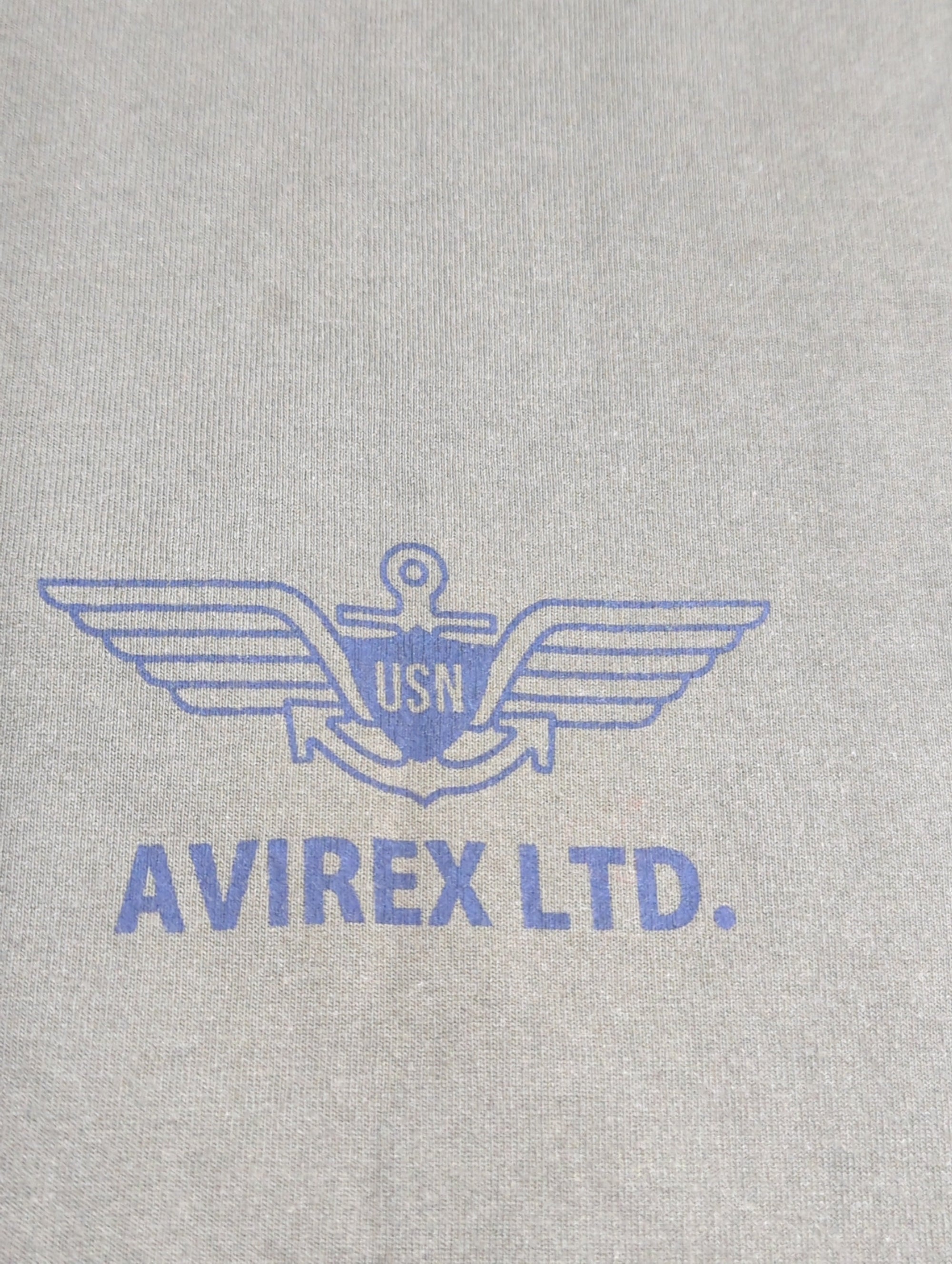 AVIREX / NAS JAX PATROL SQ. PATCH T-SHIRT / NAS JAX パトロール スコードロン パッチ Tシャツ