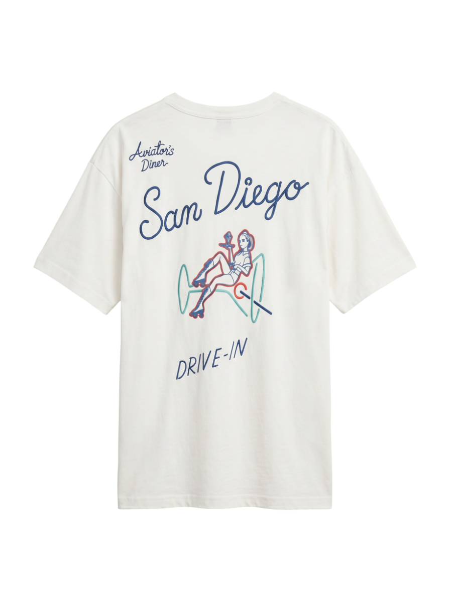 AVIREX / WEST COAST T-SHIRT PIN UP &COCKTAIL/Tシャツ