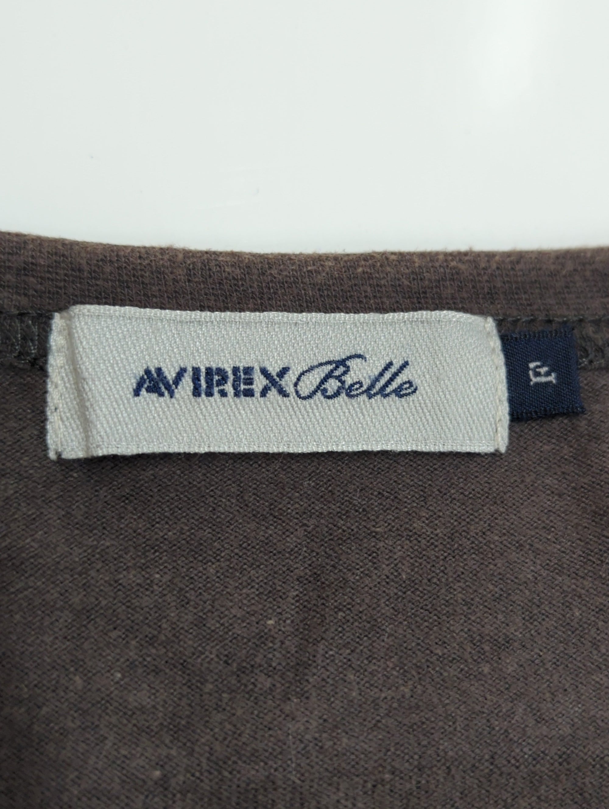 AVIREX / AVIREX/ アヴィレックス/ L-S/S PRINTED RACE-UP TEE/ プリント レースアップティーシャツ