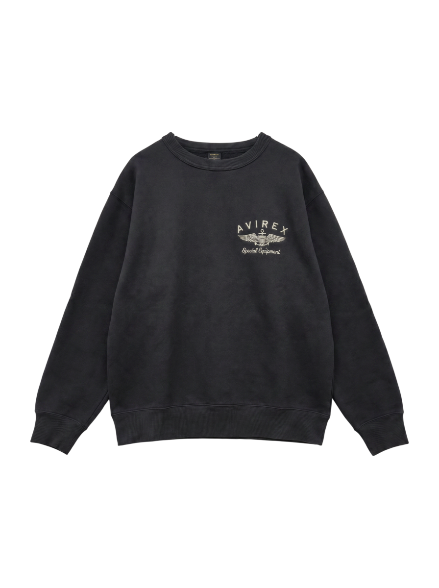 AVIREX / VARSITY LOGO CREW NECK SWEAT / バーシティ ロゴ クルーネック スウェット