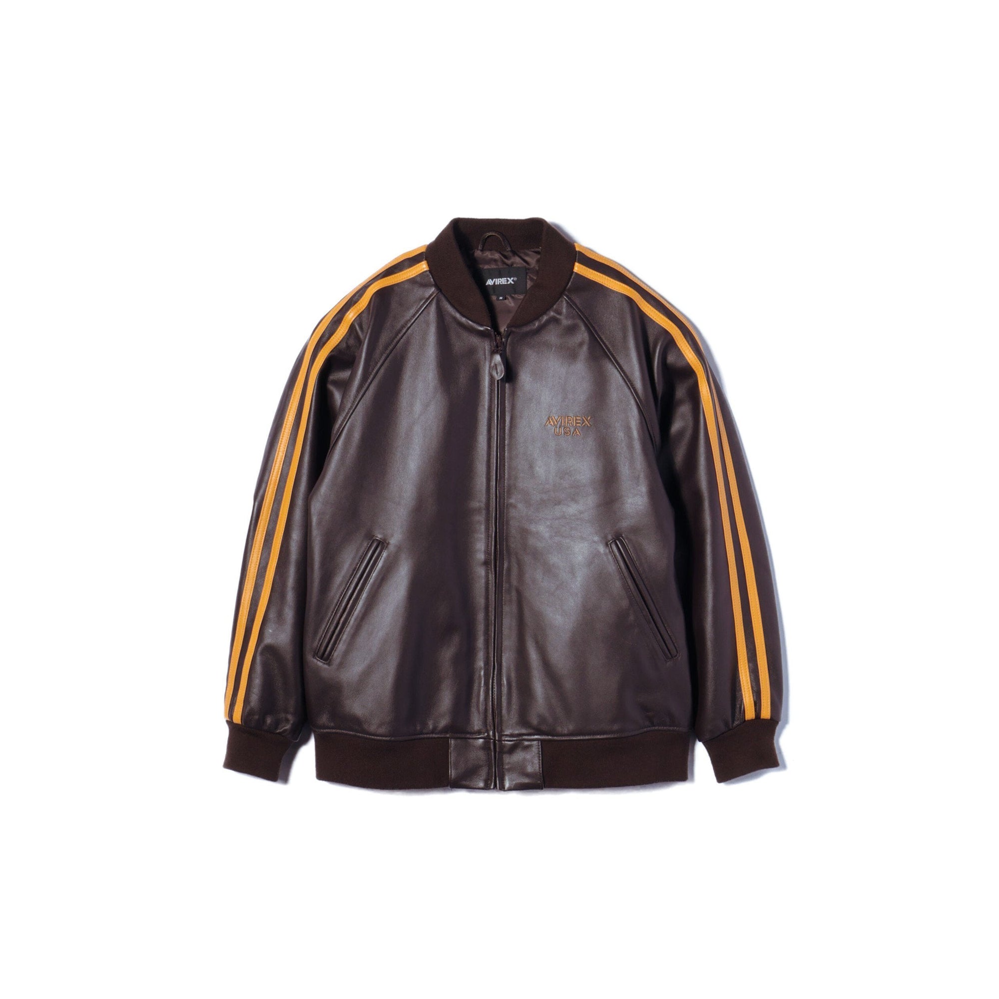AVIREX /TRACK LEATHER JACKET