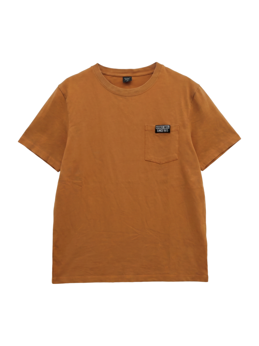AVIREX / # DP S/S CREW NECK POCKET TEE