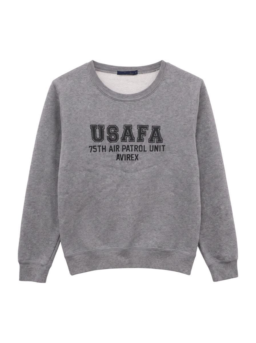 AVIREX / 2021 HB L-CREW NECK SWEAT USAF