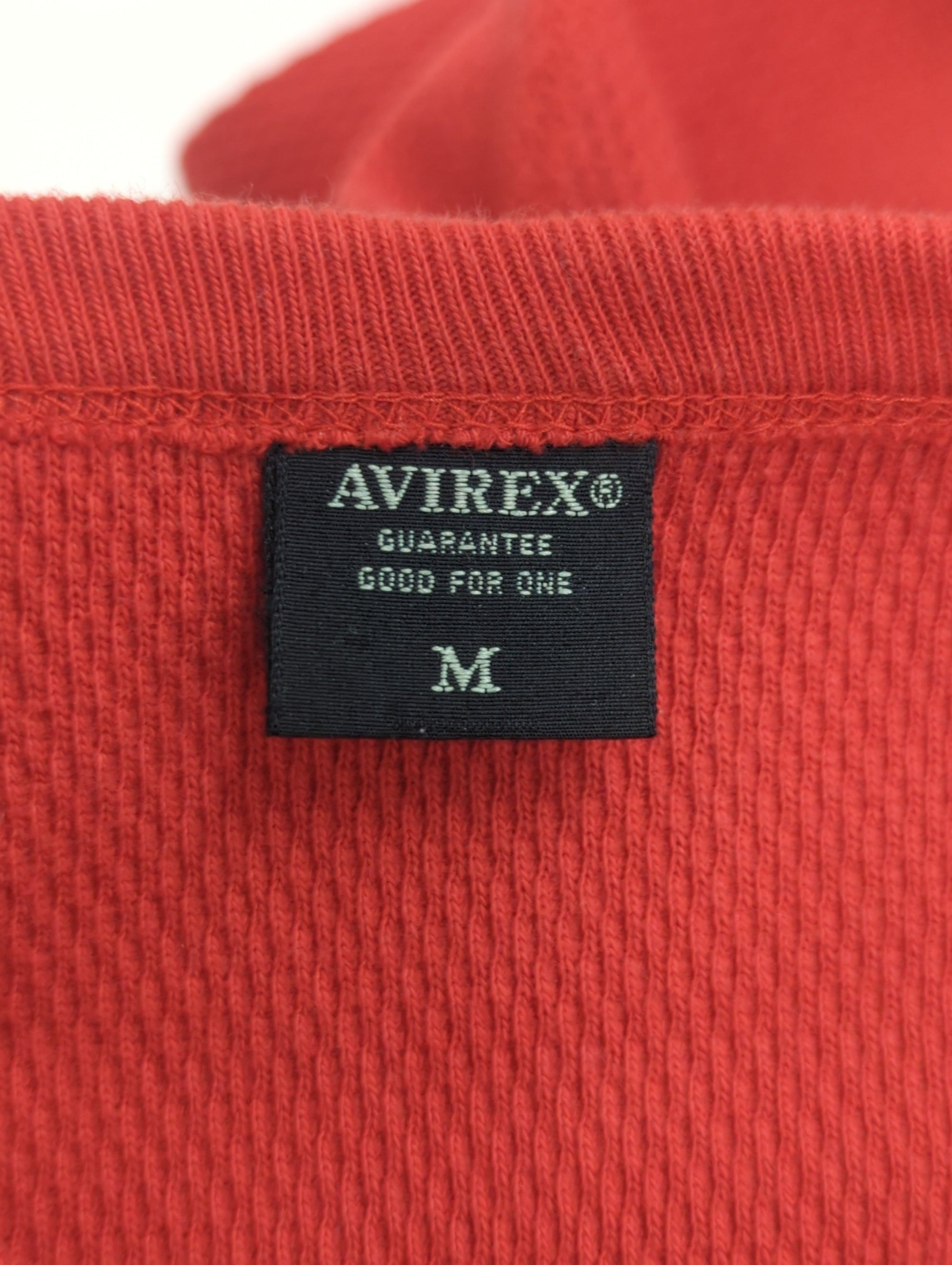AVIREX / # DP L/S HONEYCOMB WAFFLE CREW