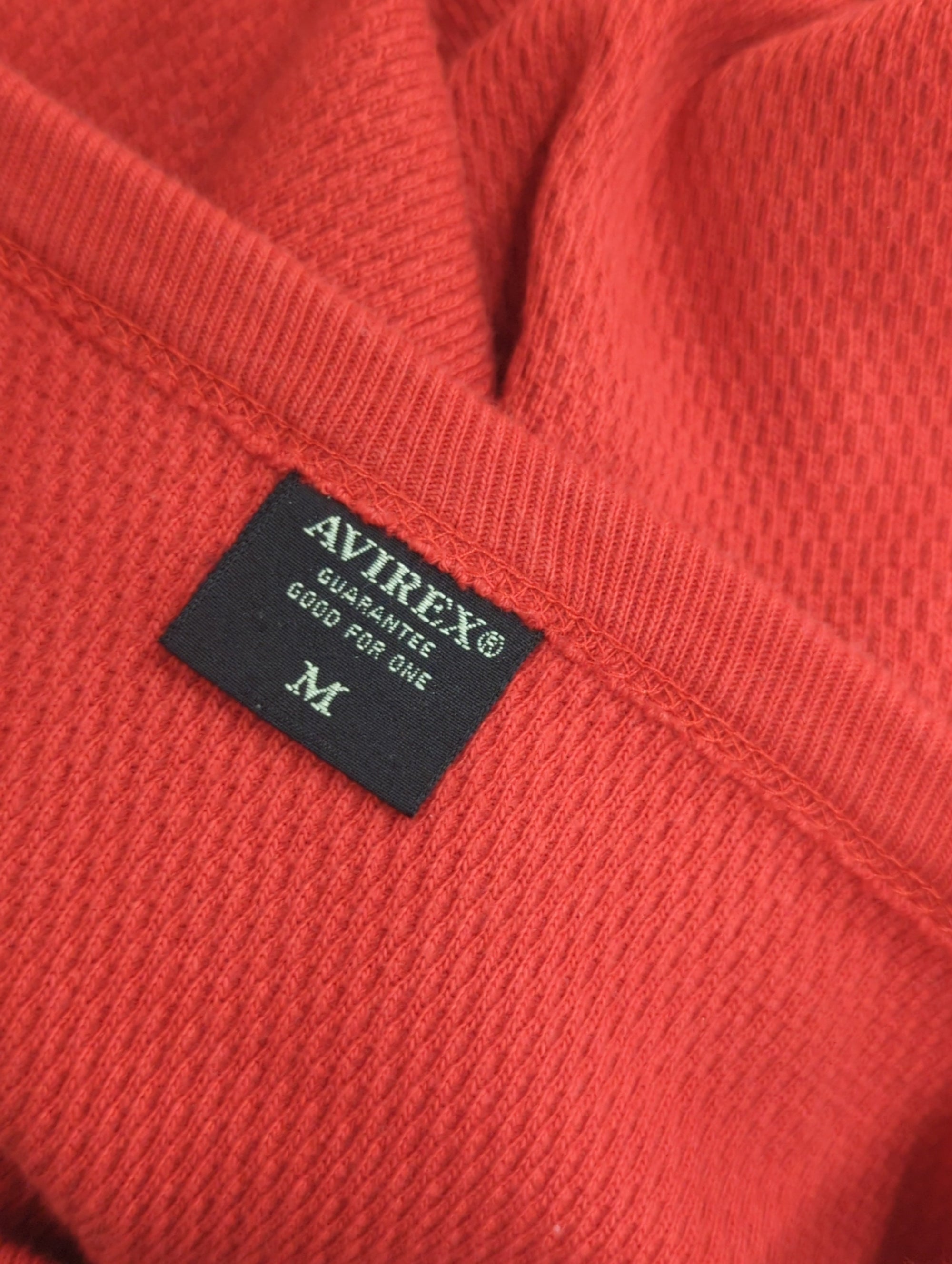 AVIREX / # DP L/S HONEYCOMB WAFFLE CREW