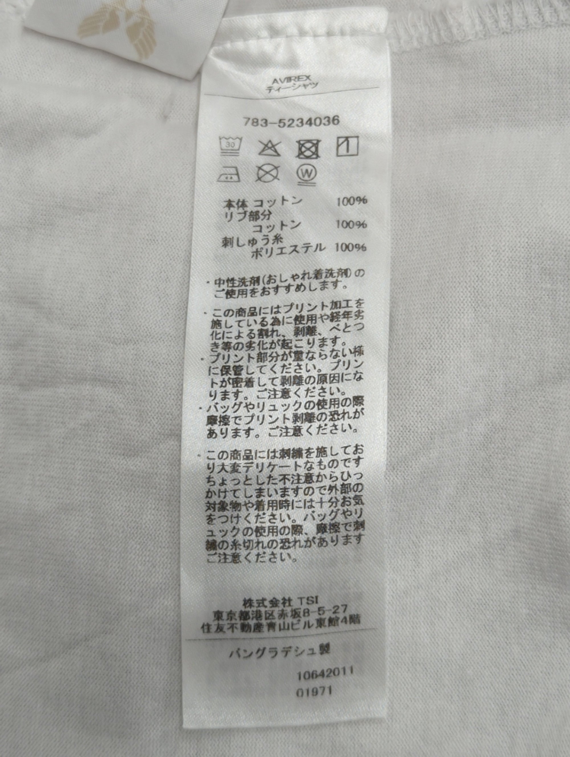 AVIREX / AGGRESSOR S/S-FATIGUE TEE 2025