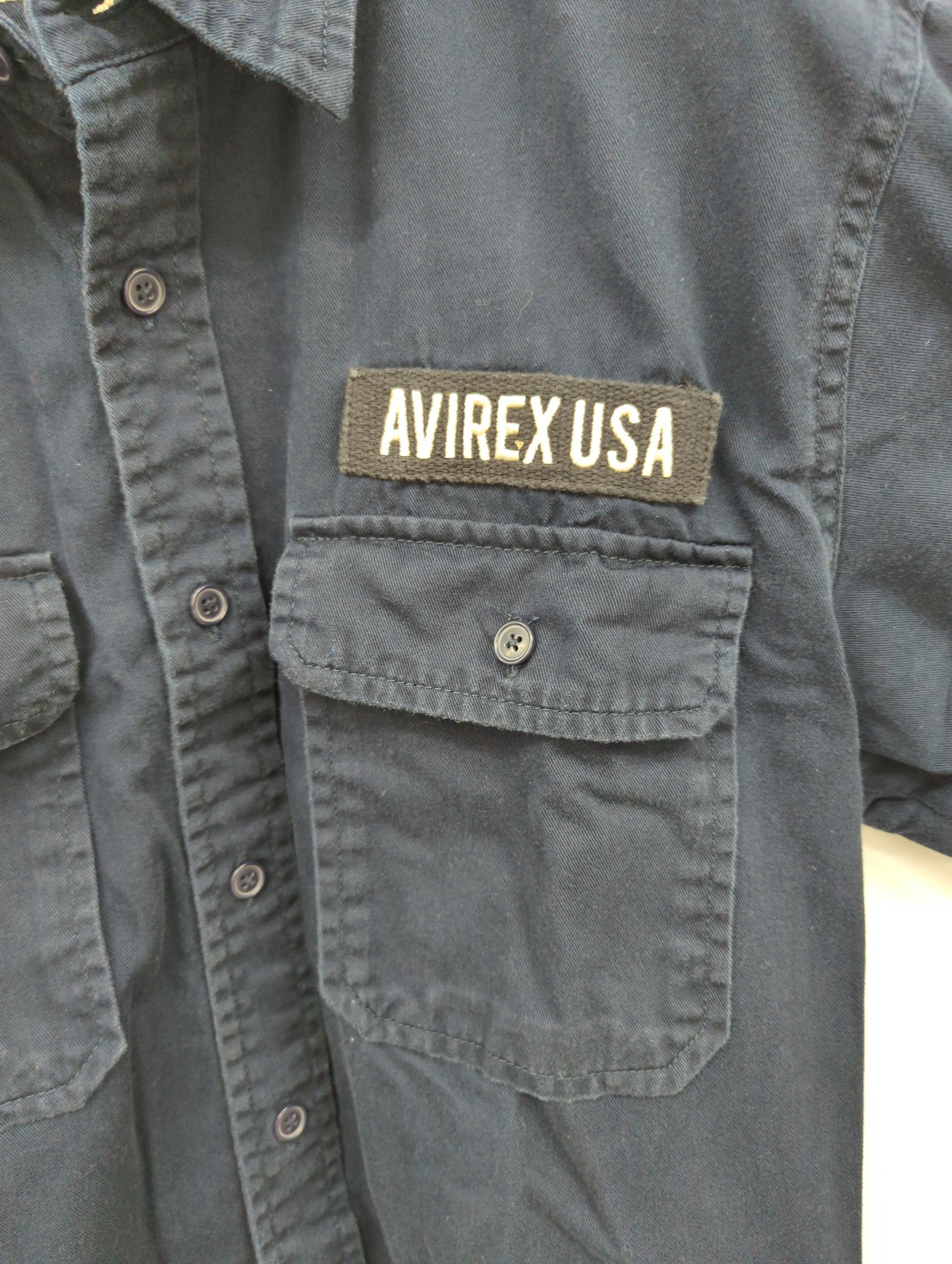 AVIREX / 半袖ファティーグ カーキシャツ/S/S FATIGUE KHAKI SHIRT