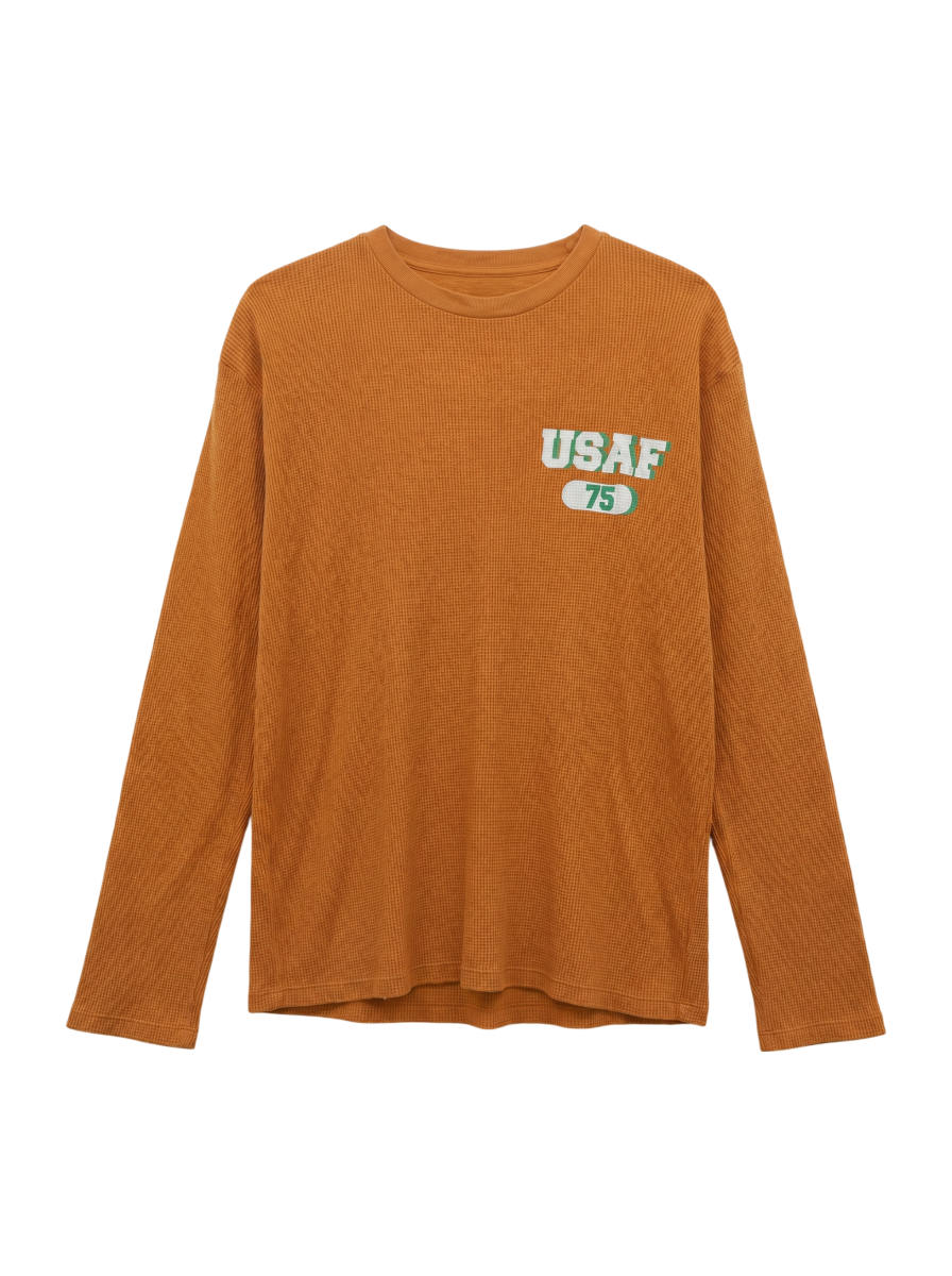 AVIREX / # DP MINI WAFFLE CREW NECK L/S