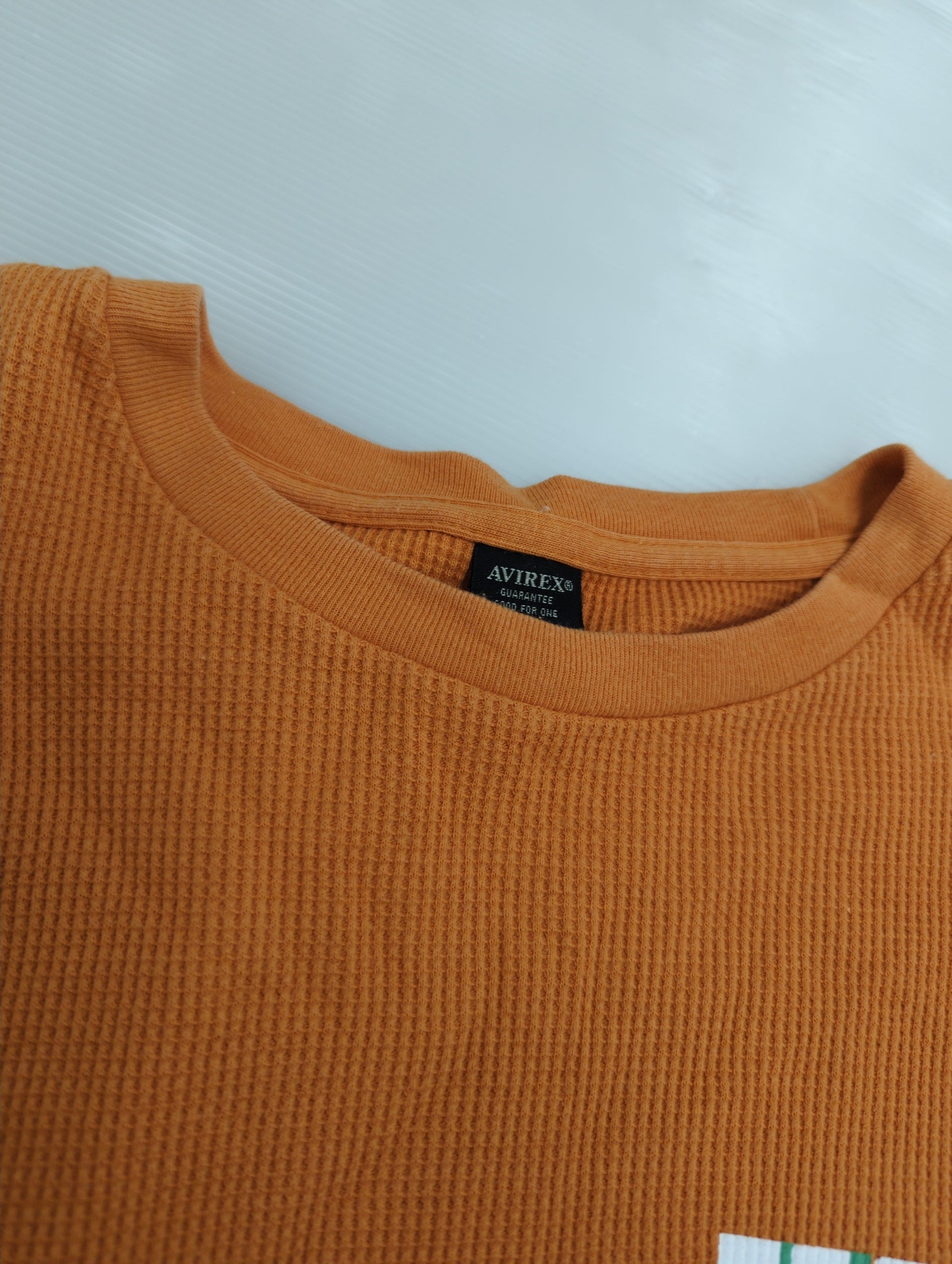 AVIREX / # DP MINI WAFFLE CREW NECK L/S
