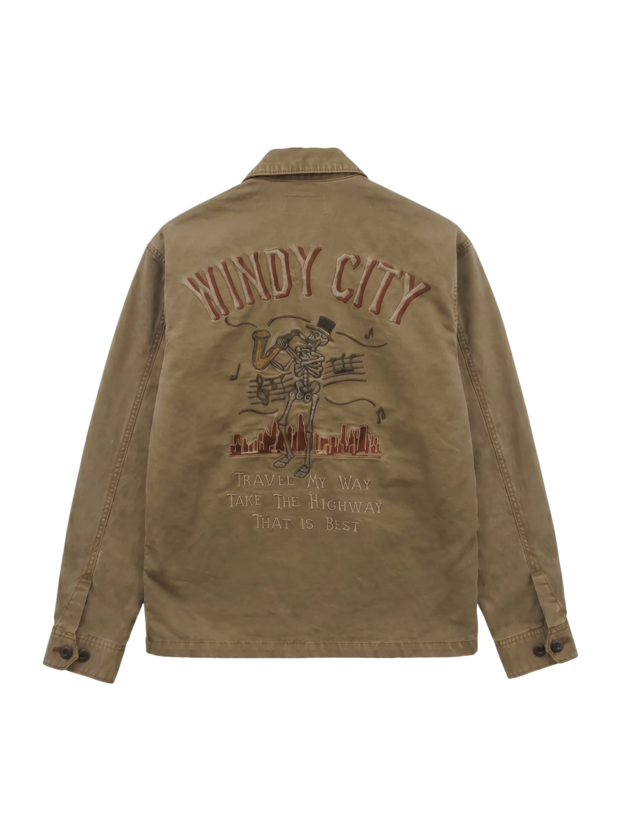 AVIREX / ARMY SHIRT "WINDY CITY"