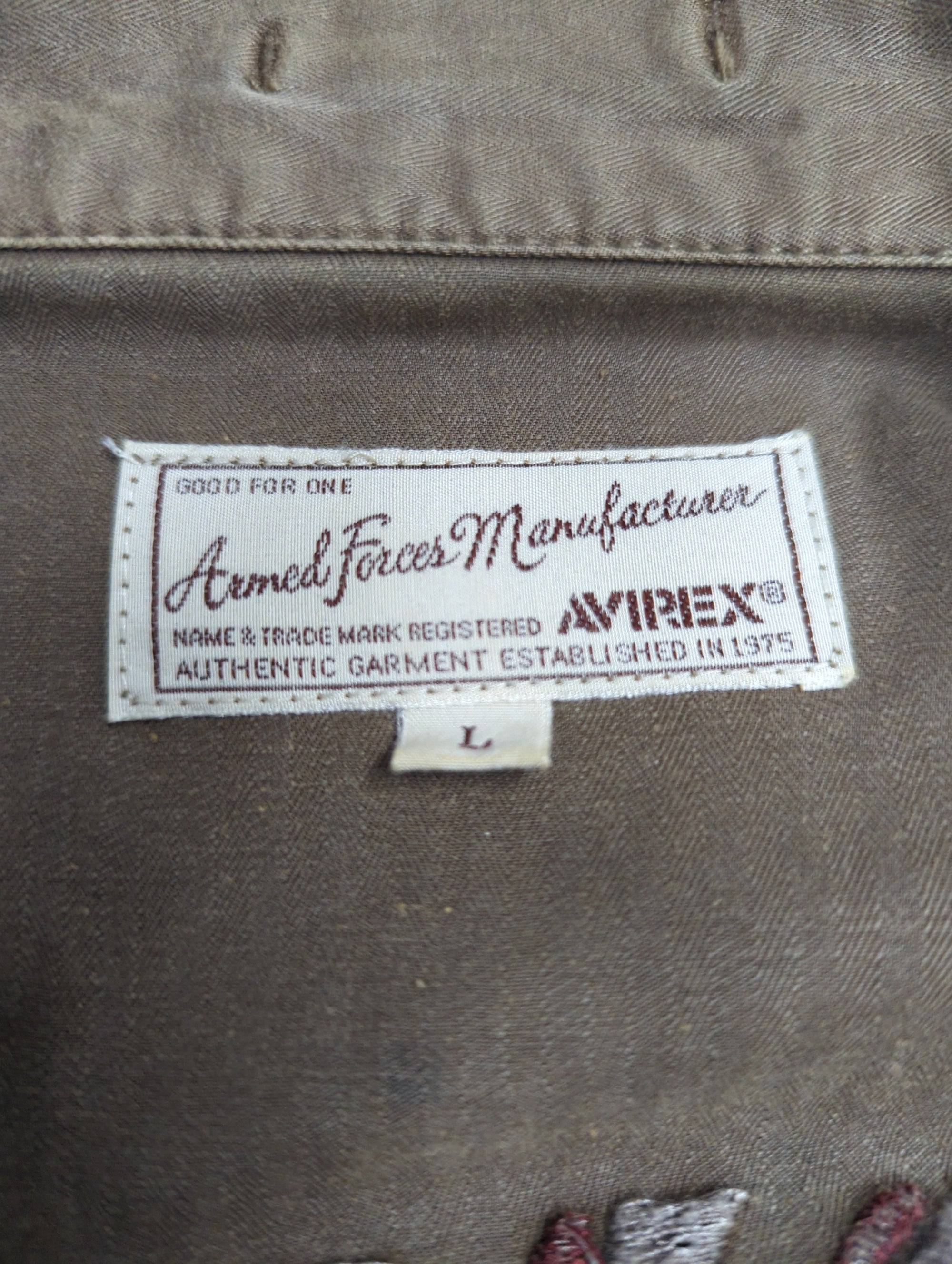AVIREX / ARMY SHIRT "WINDY CITY"