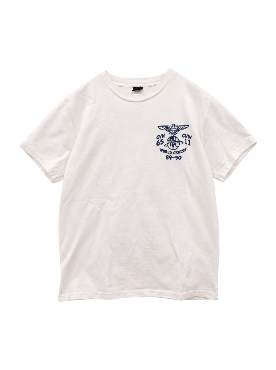 AVIREX / AVIREX/アヴィレックス/刺繍Tシャツ USS エンタープライズ/EMBROIDERED T-SHIRT USS ENTERPRISE