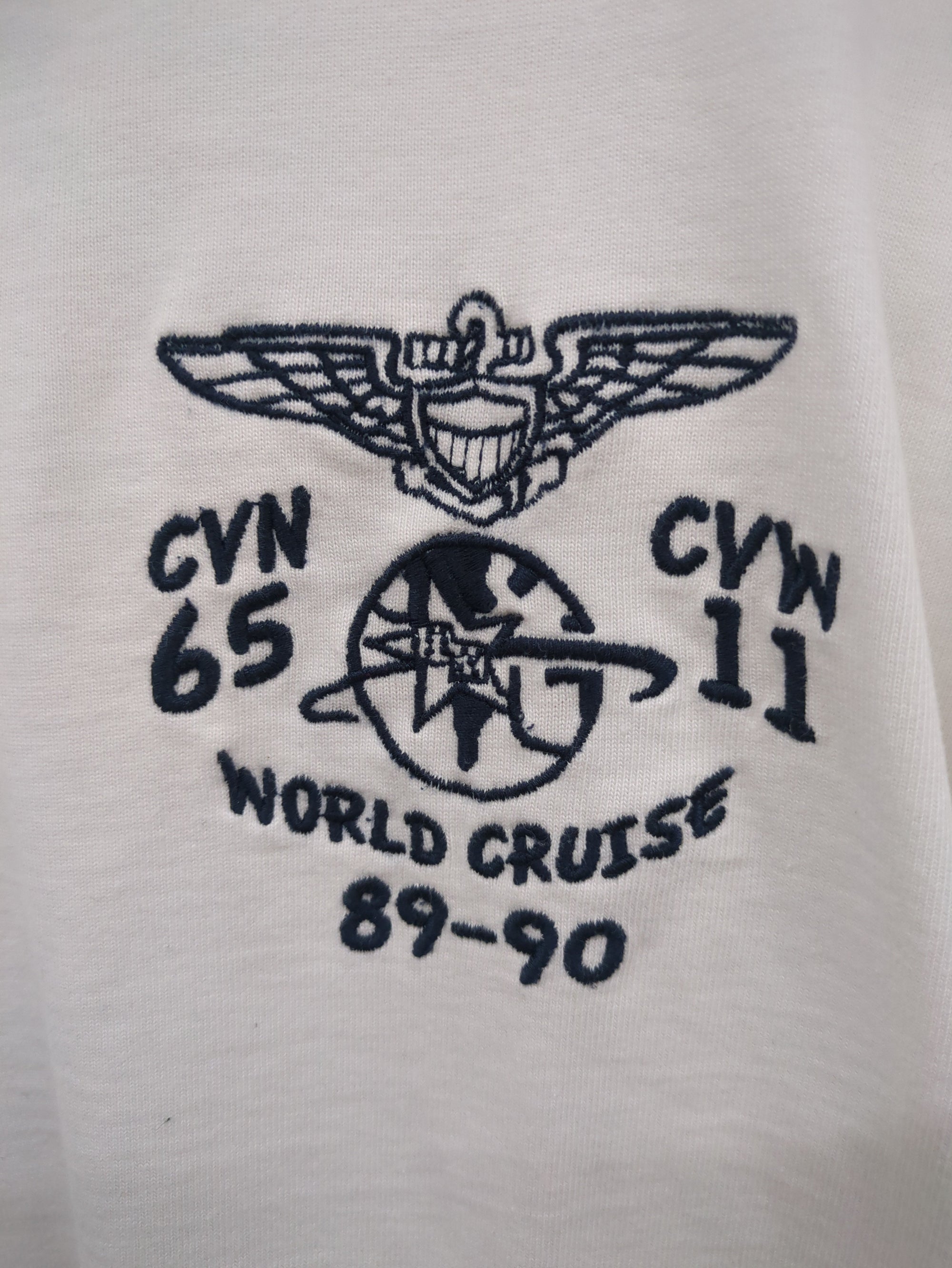 AVIREX / AVIREX/アヴィレックス/刺繍Tシャツ USS エンタープライズ/EMBROIDERED T-SHIRT USS ENTERPRISE