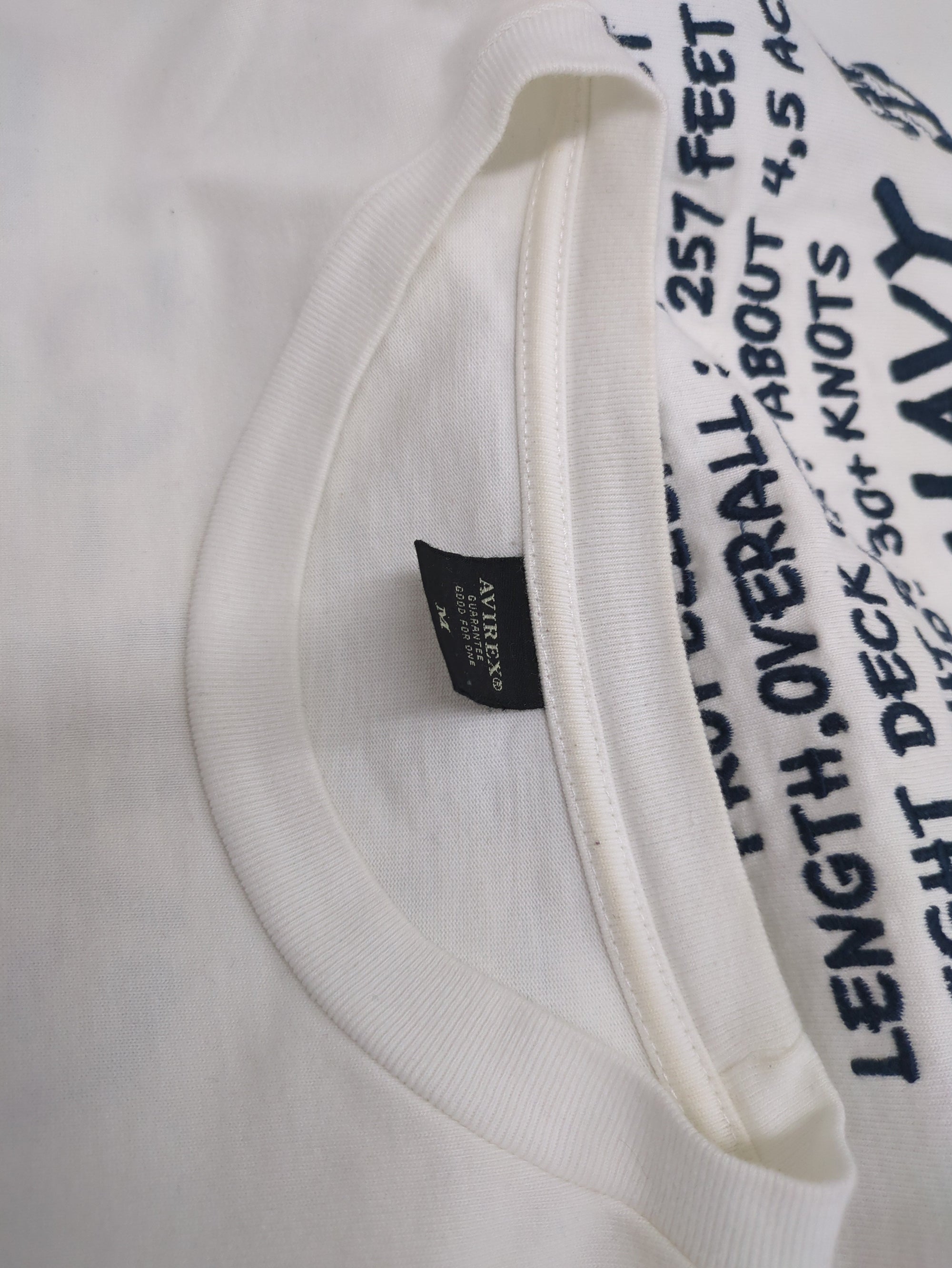 AVIREX / AVIREX/アヴィレックス/刺繍Tシャツ USS エンタープライズ/EMBROIDERED T-SHIRT USS ENTERPRISE