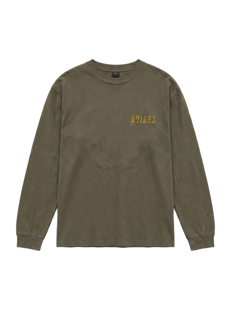 AVIREX / BULLDOG LONG SLEEVE T-SHIRT / ブルドッグ 長袖 Tシャツ