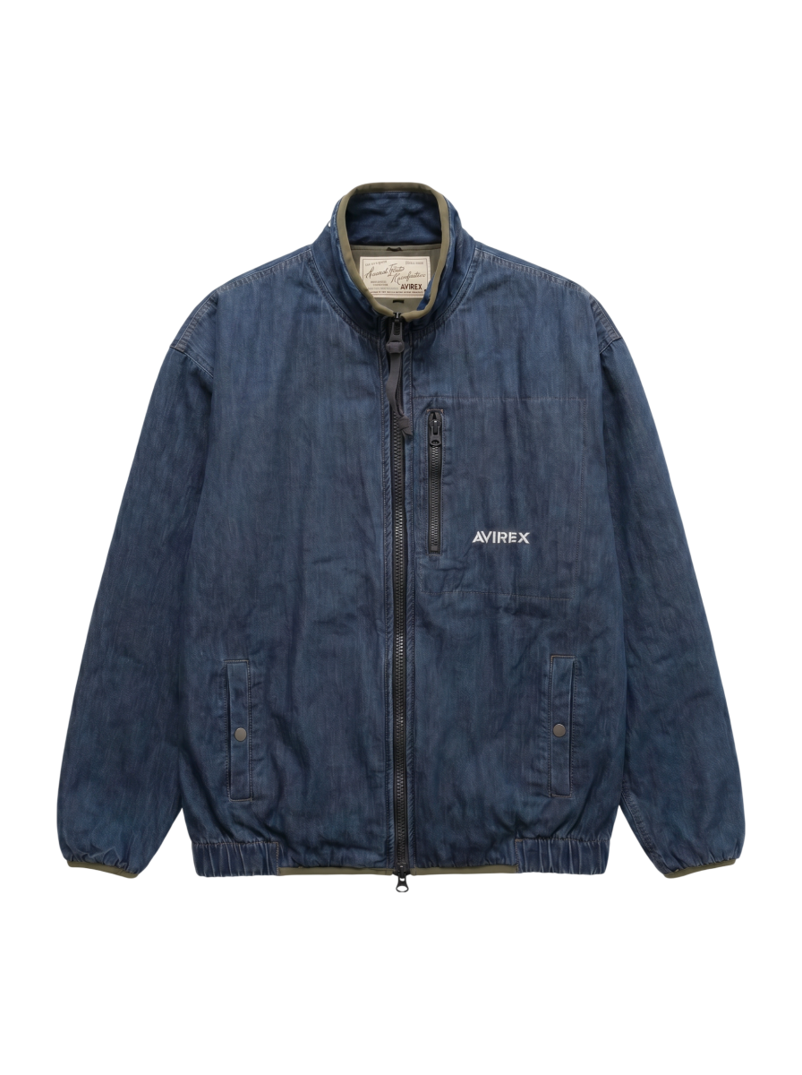 AVIREX / 《WEB&DEPOT限定》DENIM STAND BLOUSON / デニム スタンド ブルゾン / AVIREX / アヴィレックス
