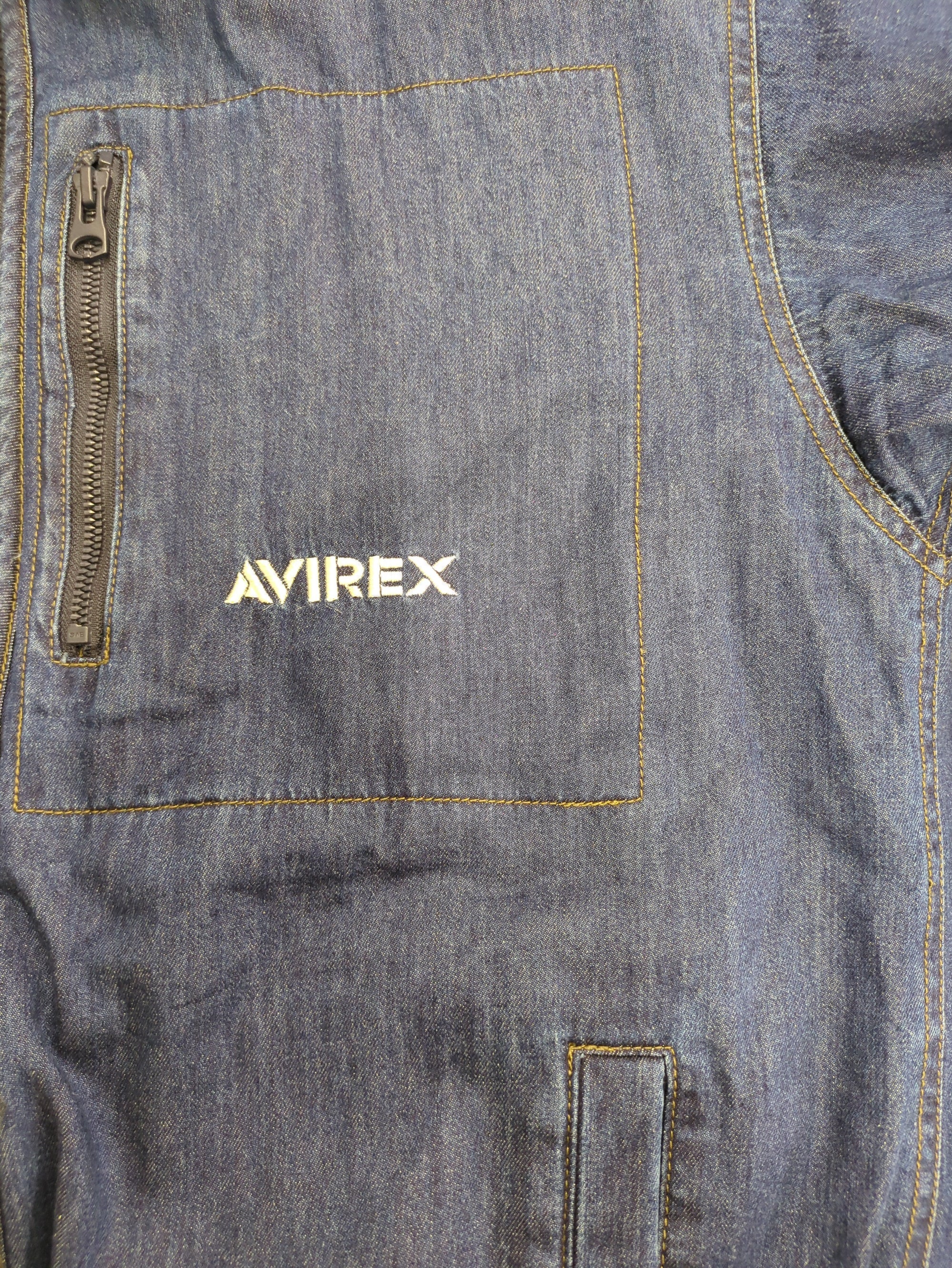 AVIREX / 《WEB&DEPOT限定》DENIM STAND BLOUSON / デニム スタンド ブルゾン / AVIREX / アヴィレックス