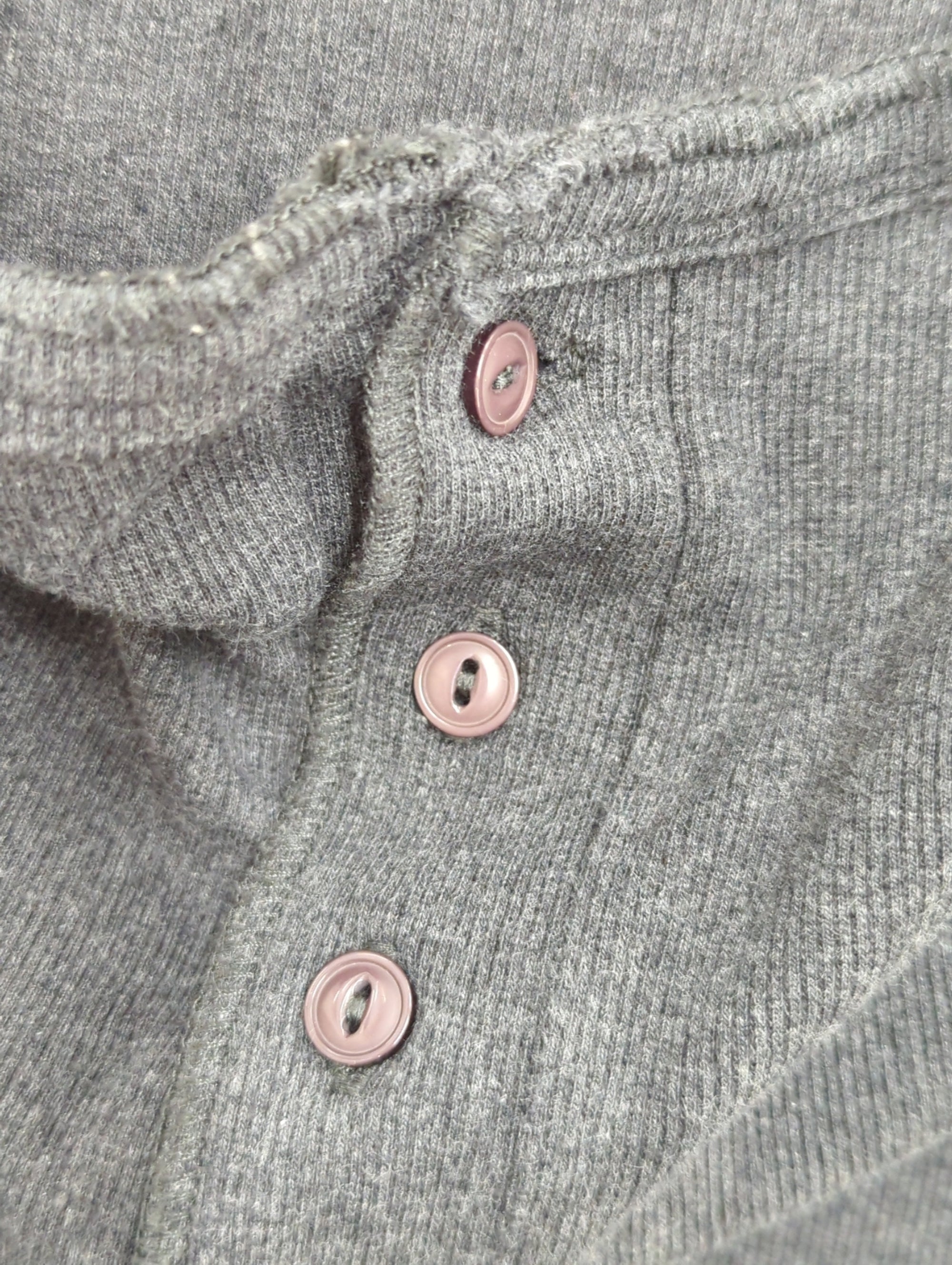 AVIREX / 《DAILY/デイリー》RIB L/S HENLEY NECK T-SHIRT/リブ 長袖 ヘンリーネック Tシャツ デイリーウェア