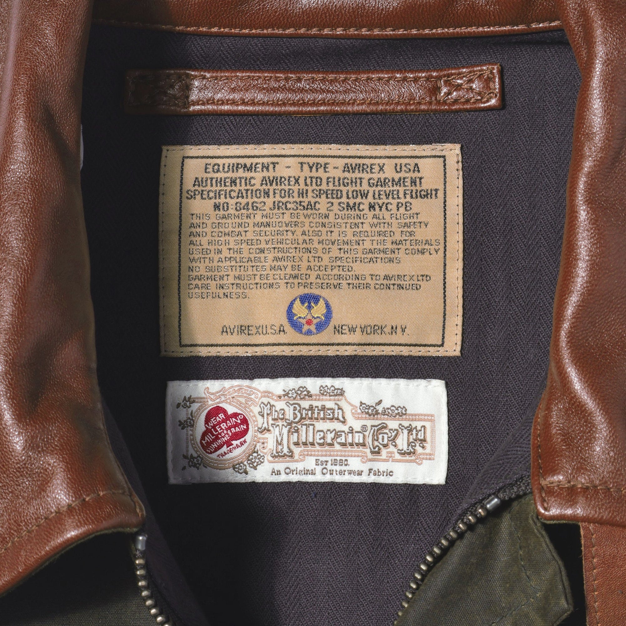 AVIREX / MILITARY FABRIC B-1 CUSTOMS