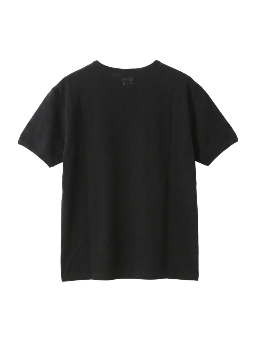 AVIREX / 《DAILY/デイリー》RIB S/S CREW NECK T-SHIRT/リブ 半袖 クルーネック Tシャツ デイリーウェア
